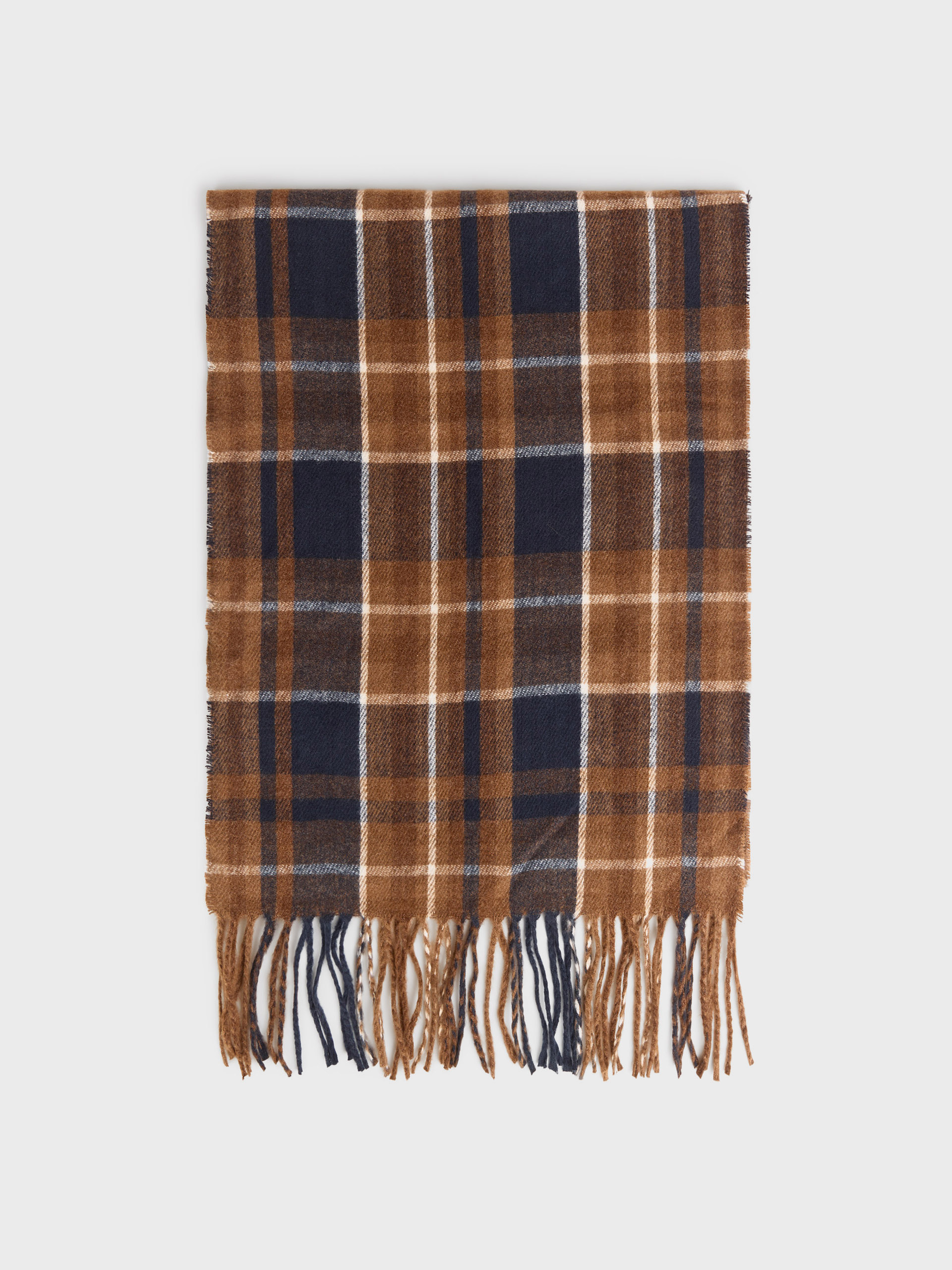 BUFANDA TARTAN CAMEL