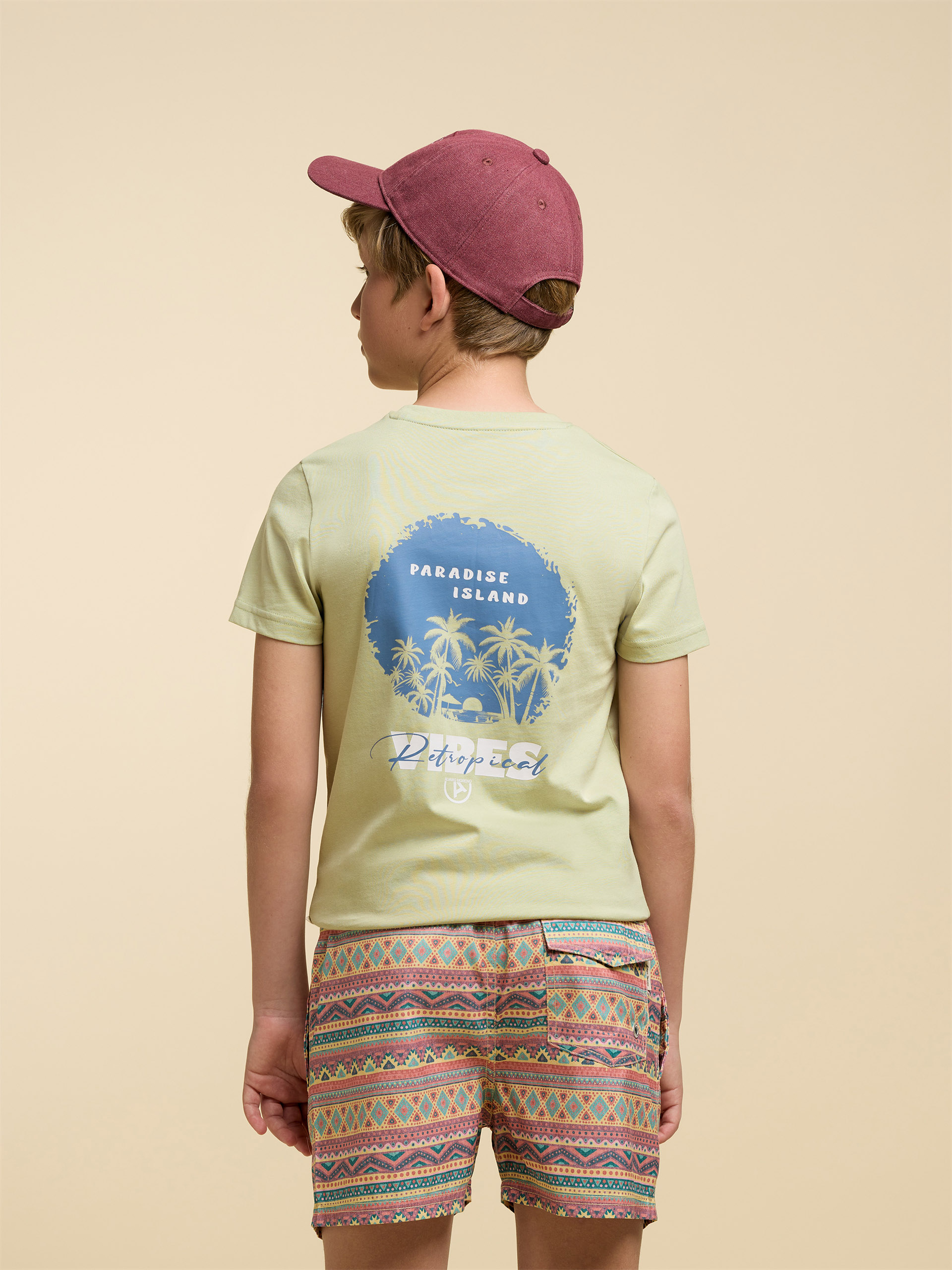 CAMISETA PARADISE KIDS VERDE