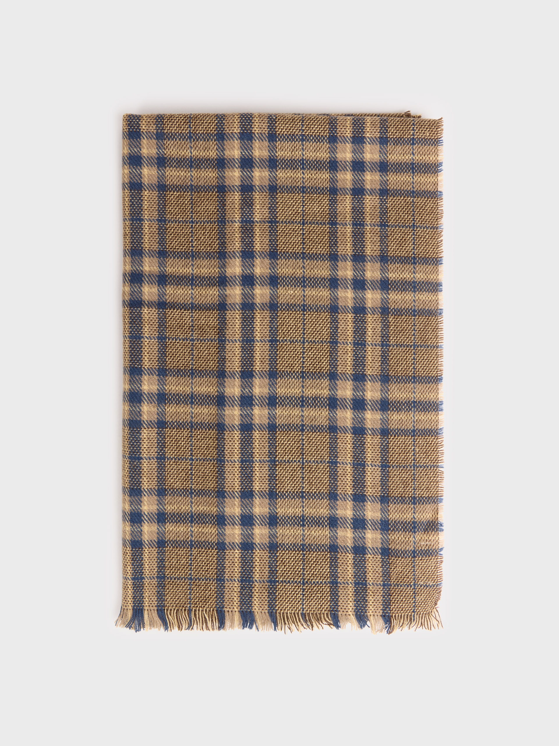 BUFANDA CHECKS BEIGE