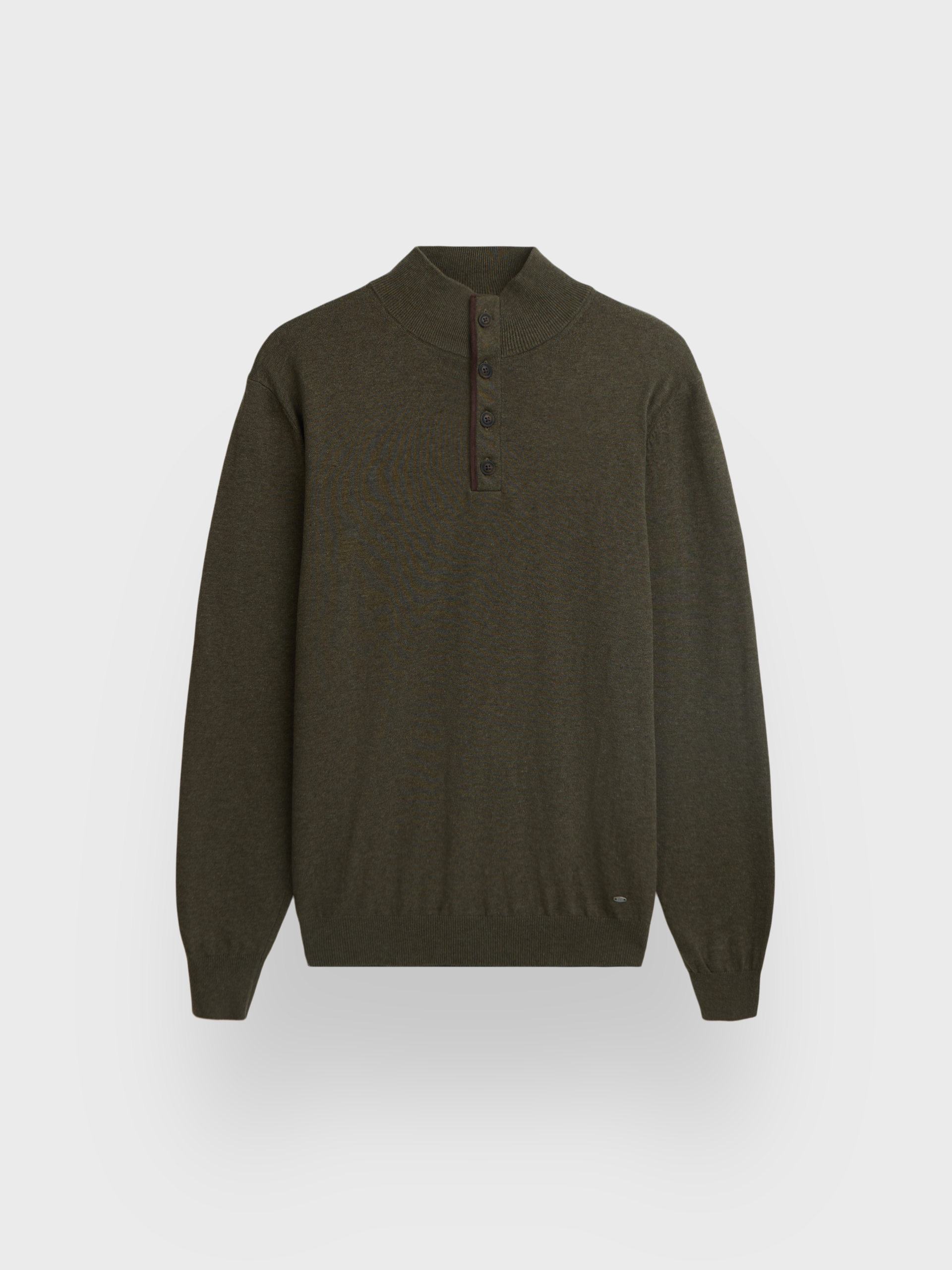 JERSEY BUTTON COLLAR