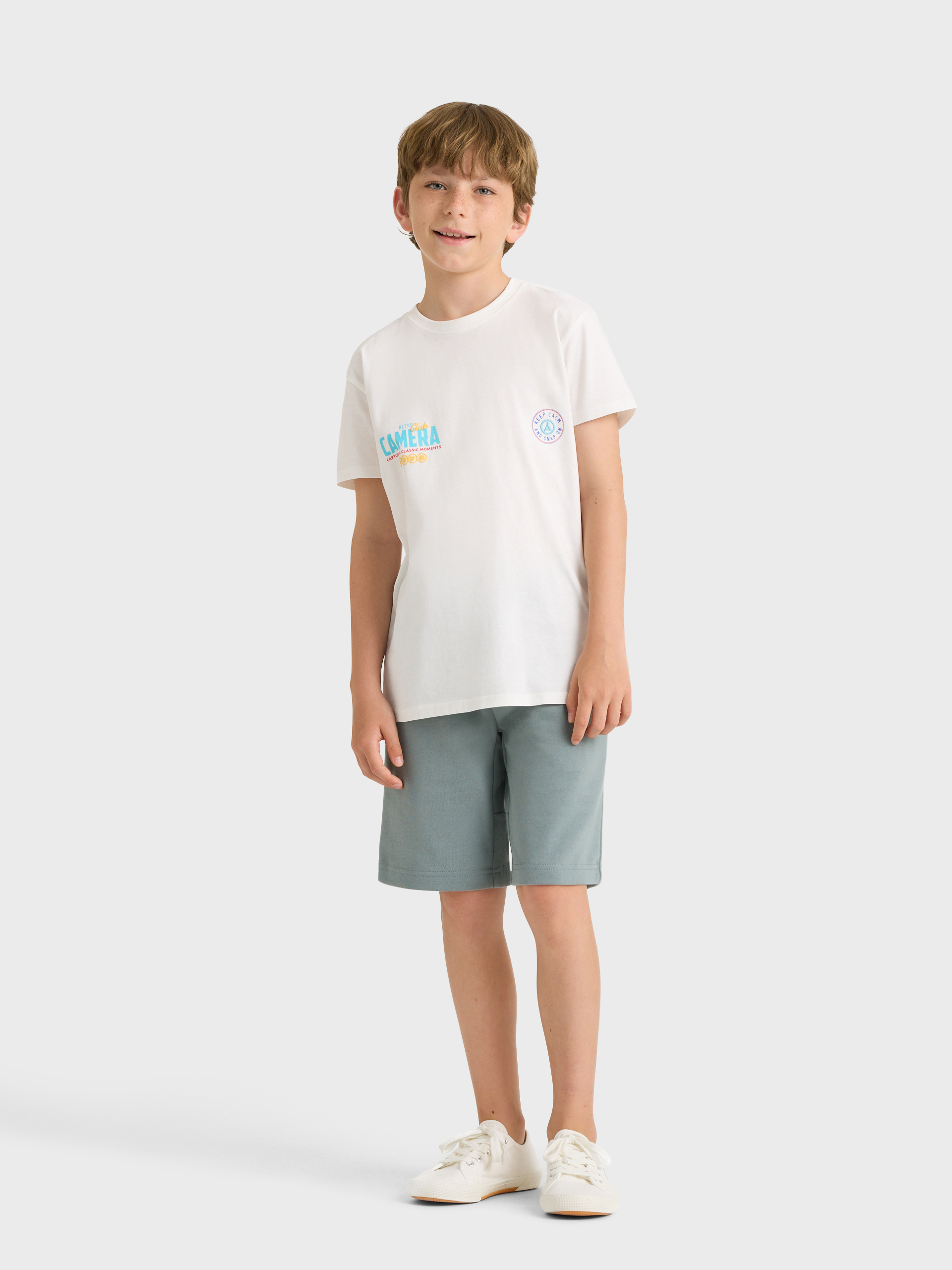 CAMISETA CAMERA KIDS BLANCO