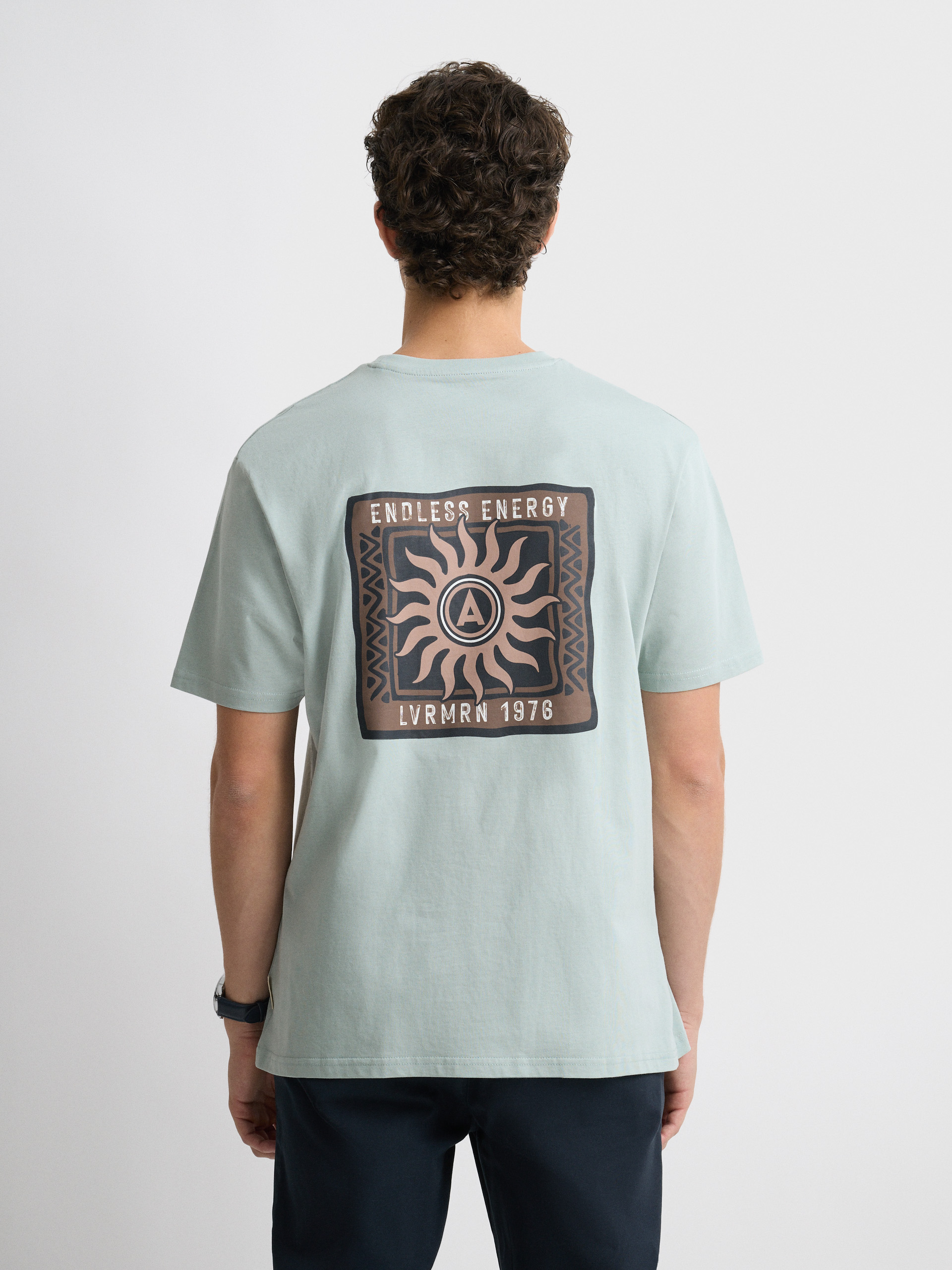 CAMISETA GLOW CELESTE