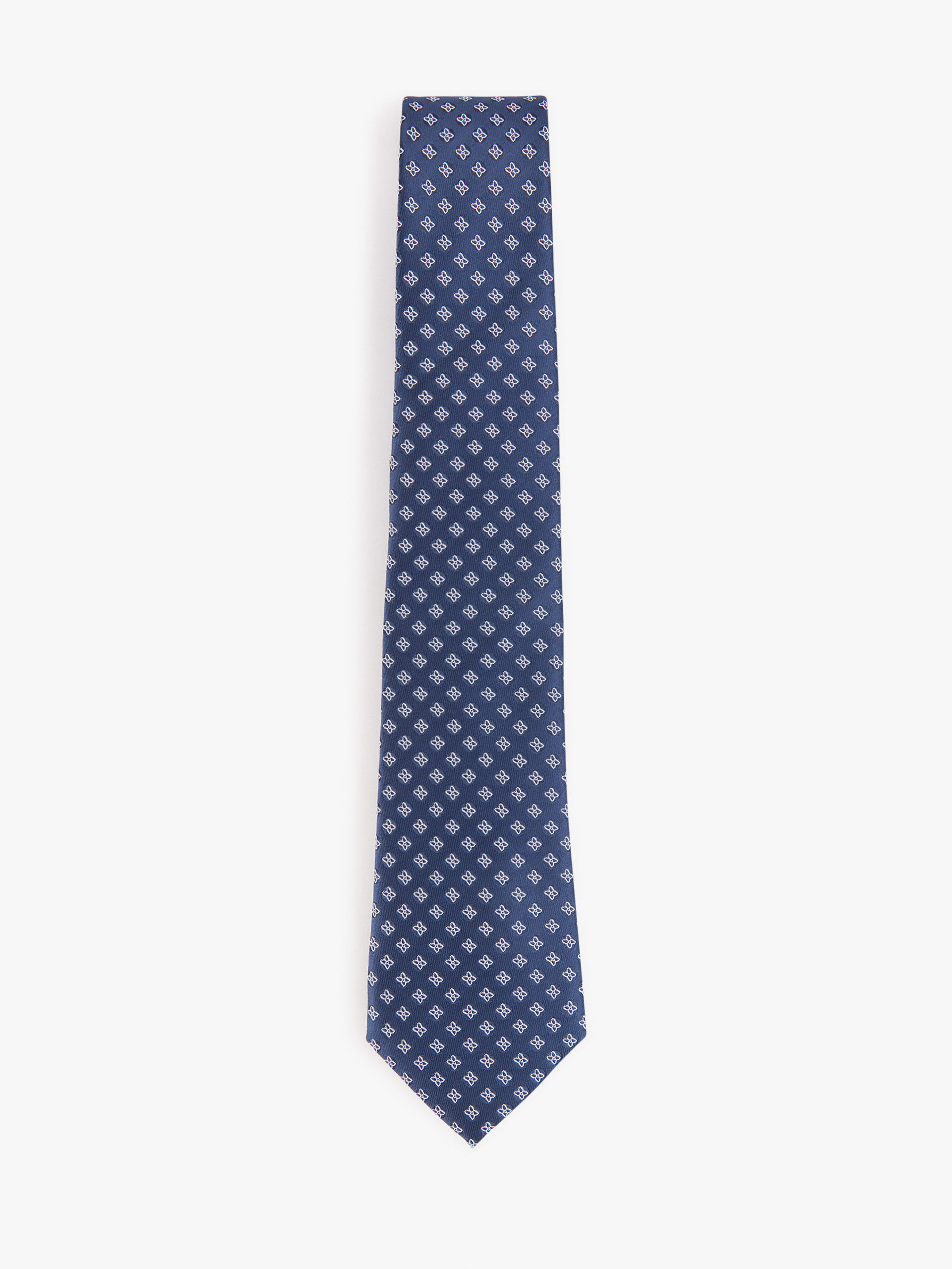 CORBATA JACQUARD MF AZUL MARINO