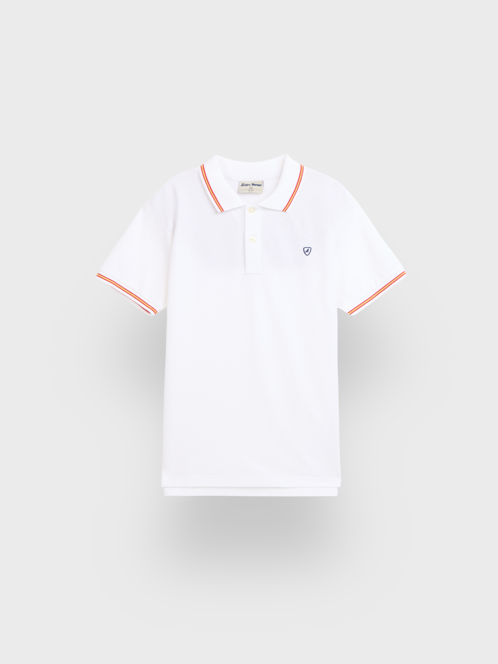 POLO FLAG KIDS BLANCO