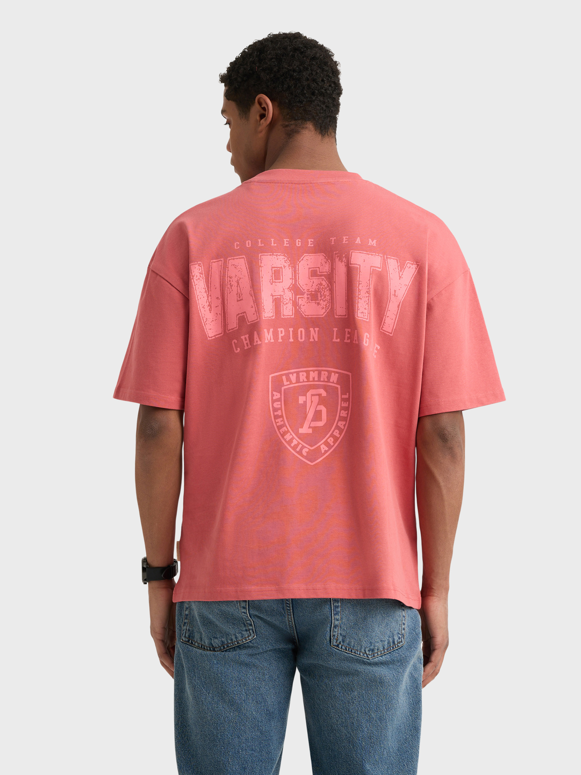 CAMISETA VARSITY ROJO