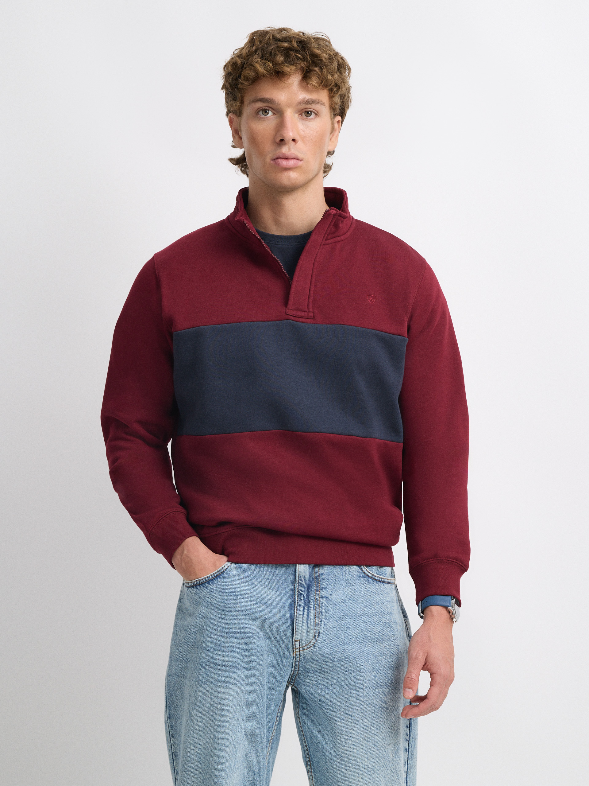 SUDADERA BRAXTON BURDEOS