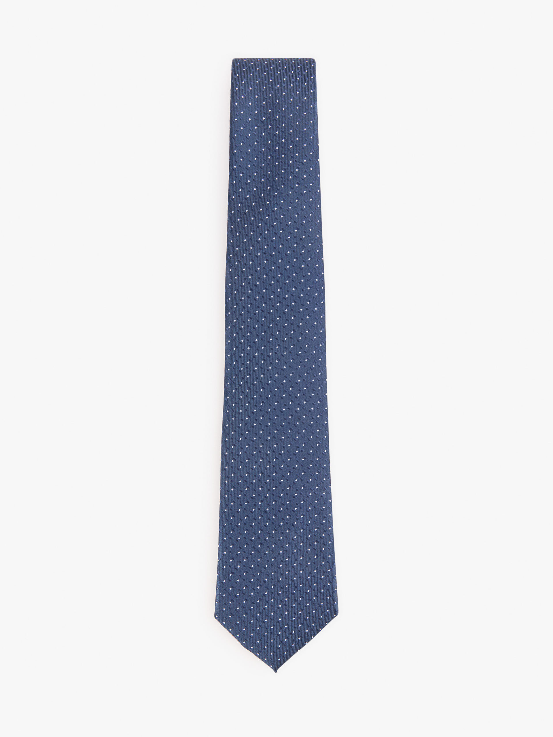CORBATA JACQUARD MF AZUL MARINO