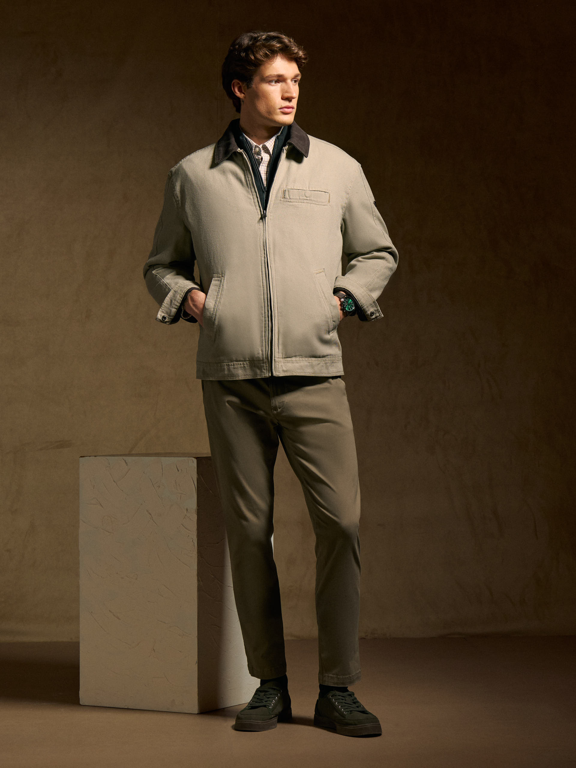 CAZADORA PEACH VERDE