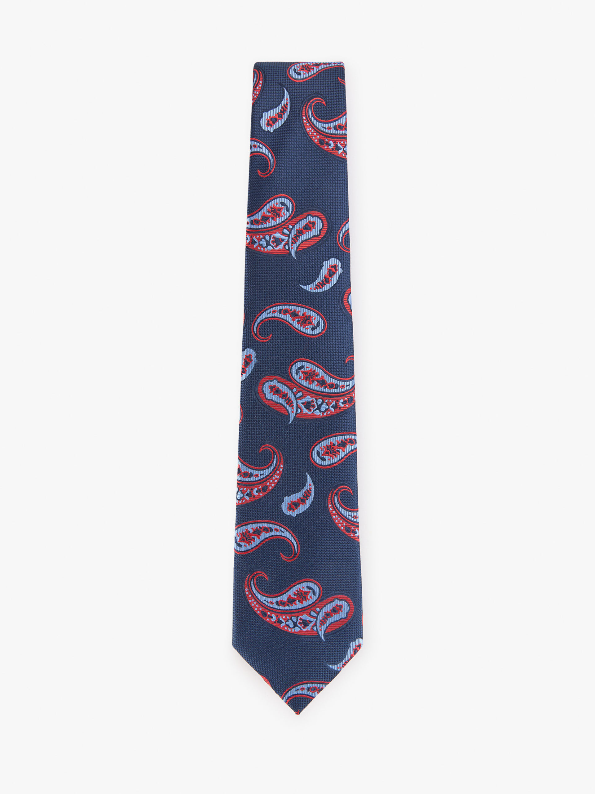 CORBATA JACQUARD MF AZUL MARINO