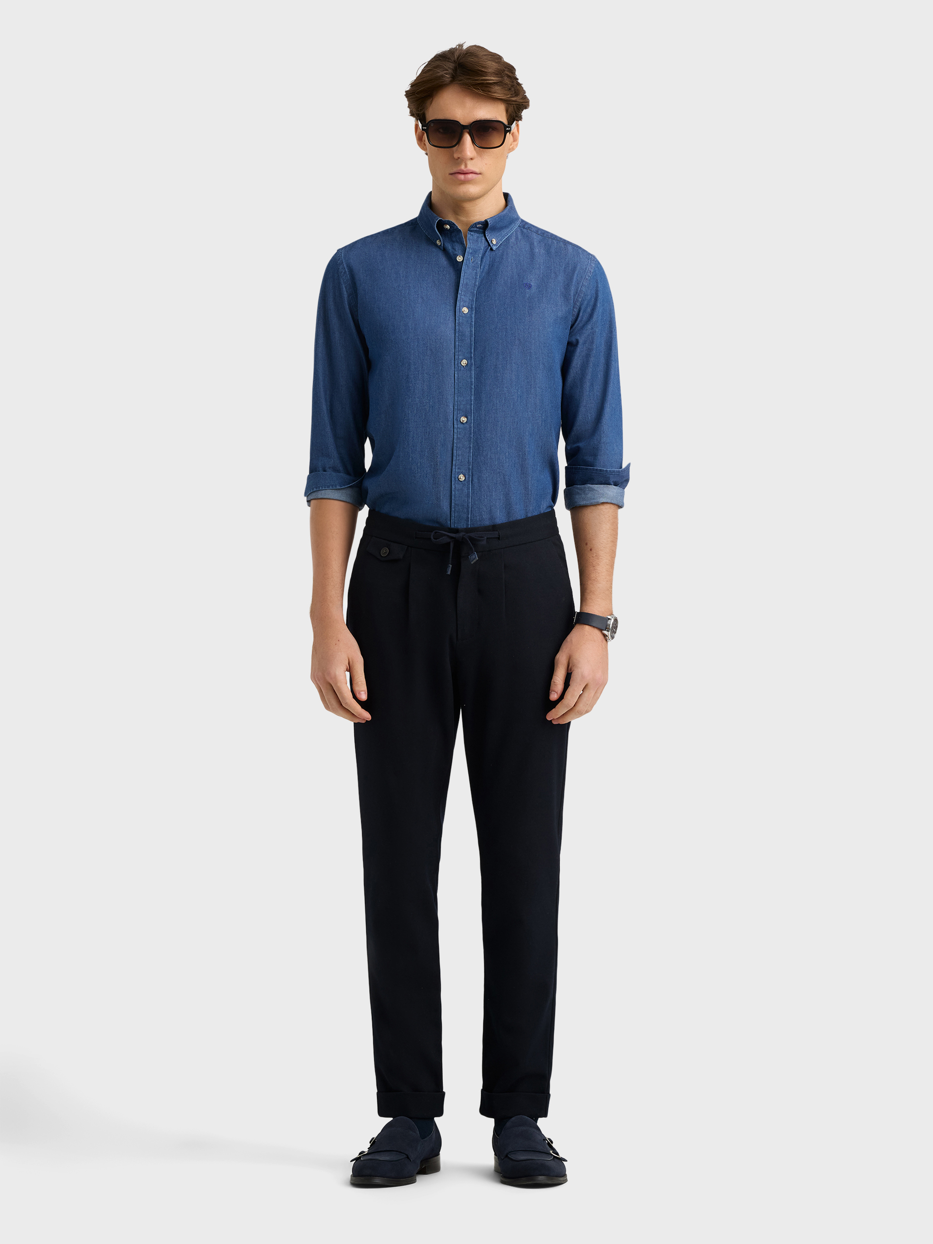 CAMISA DENIM BUTTON DOWN