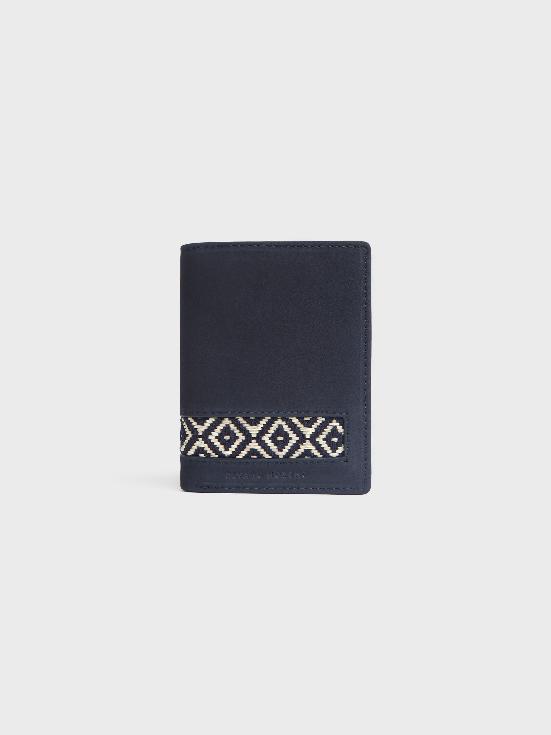 CARTERA ETNICA AZUL MARINO