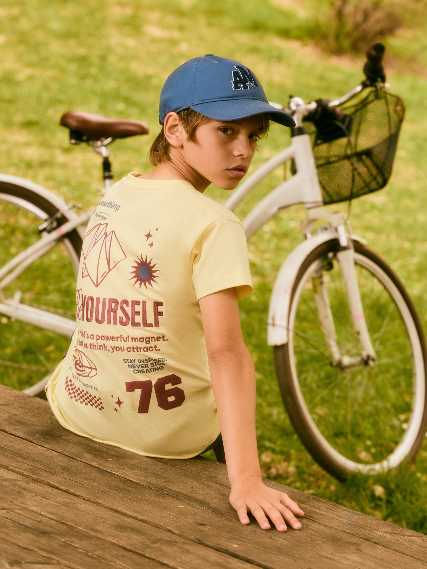 CAMISETA MAGNET KIDS AMARILLO