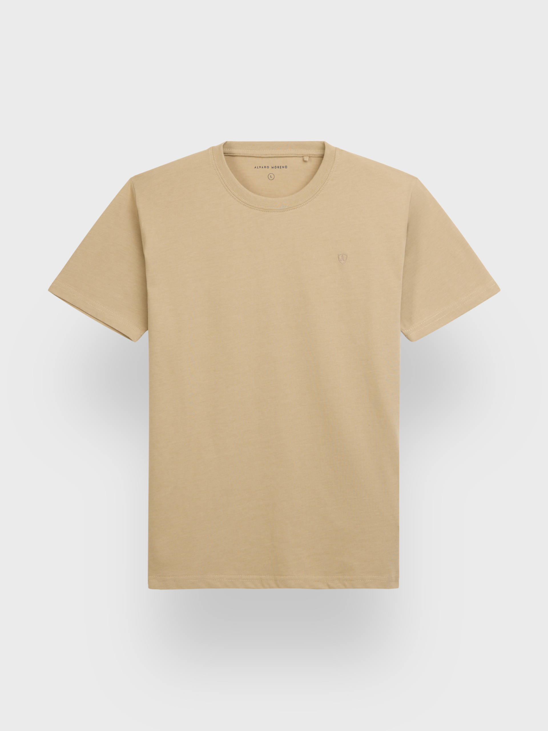 CAMISETA MELANGE CAMEL