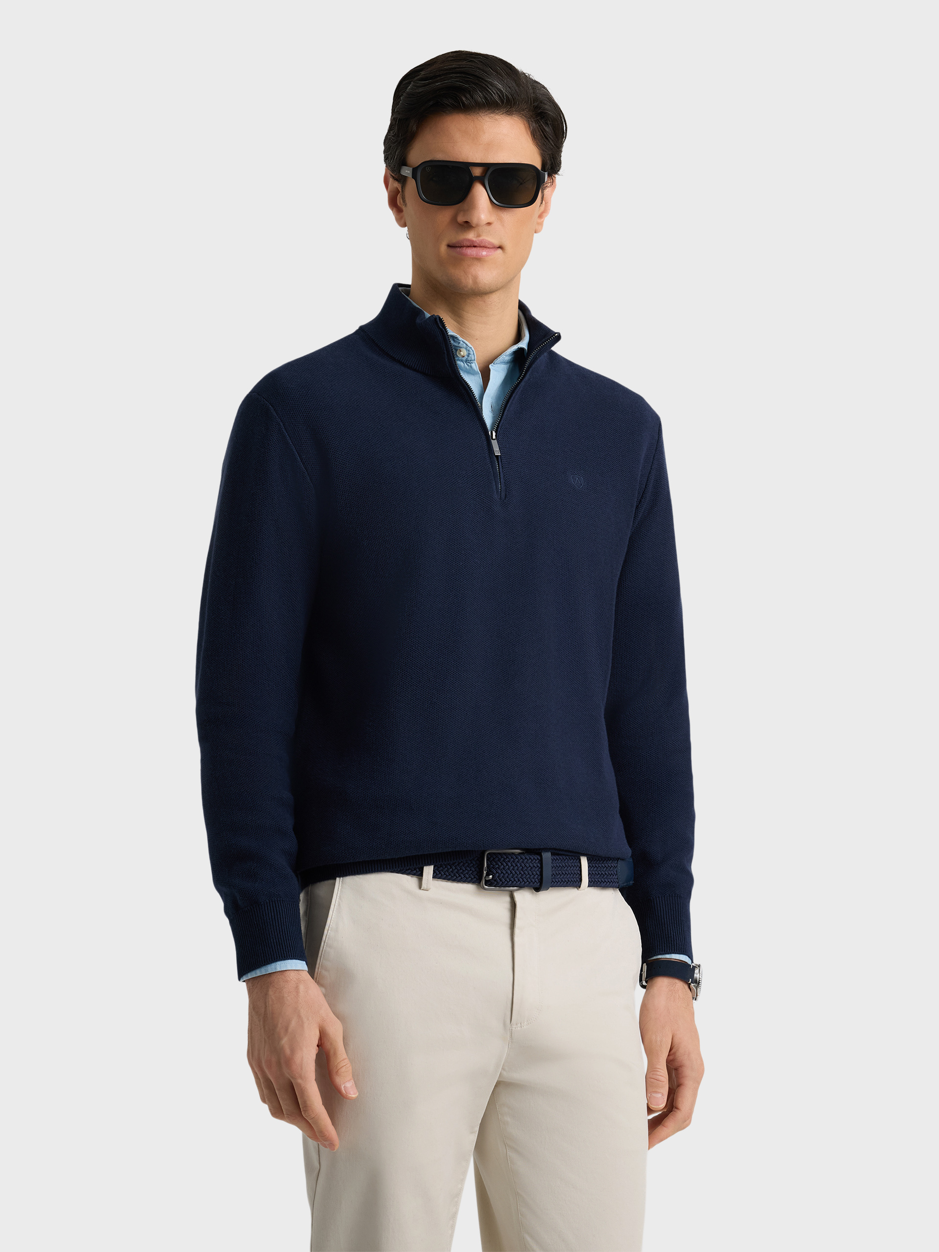 JERSEY CREMALLERA AZUL MARINO