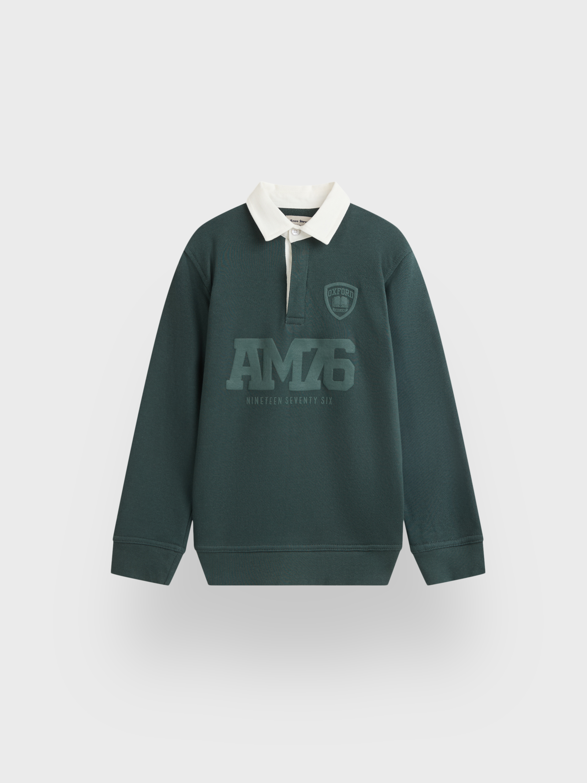 SUDADERA POLO AM76 KIDS VERDE