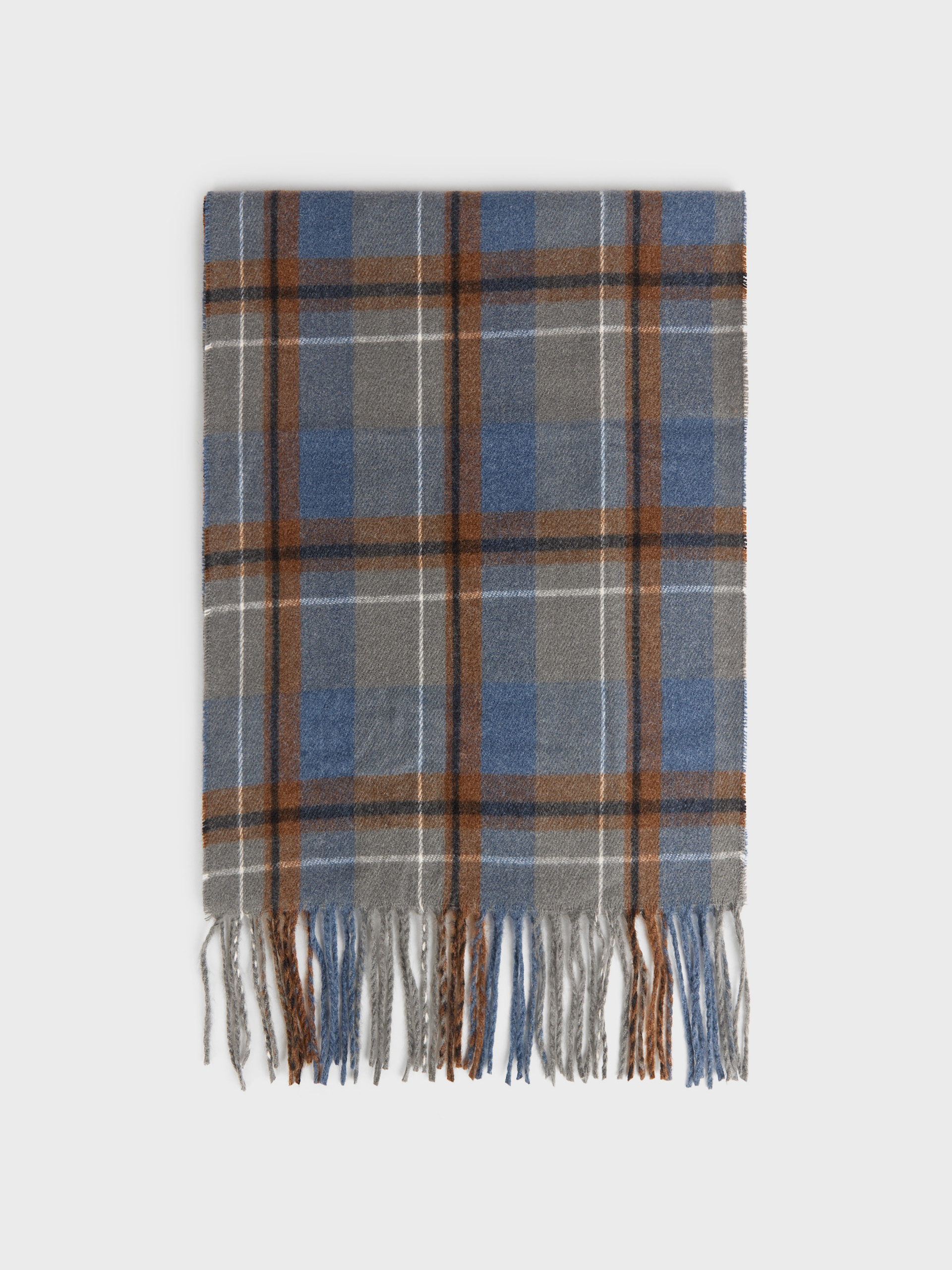 BUFANDA TARTAN AZUL