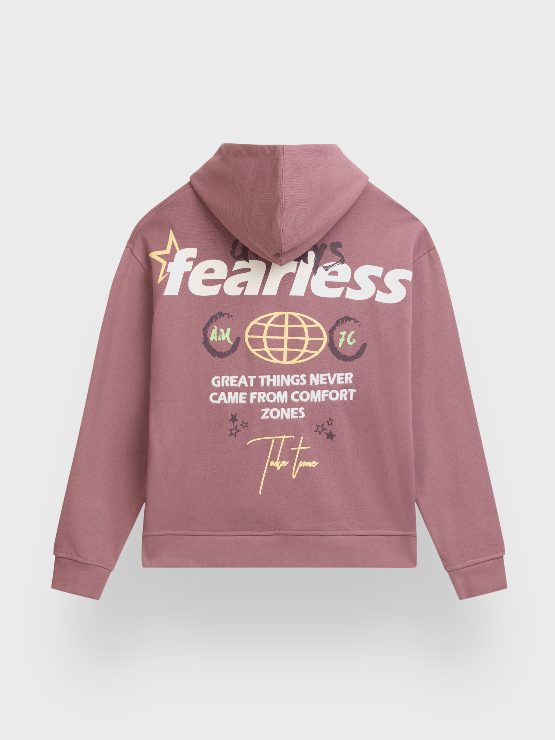 SUDADERA FEARLESS ROSA