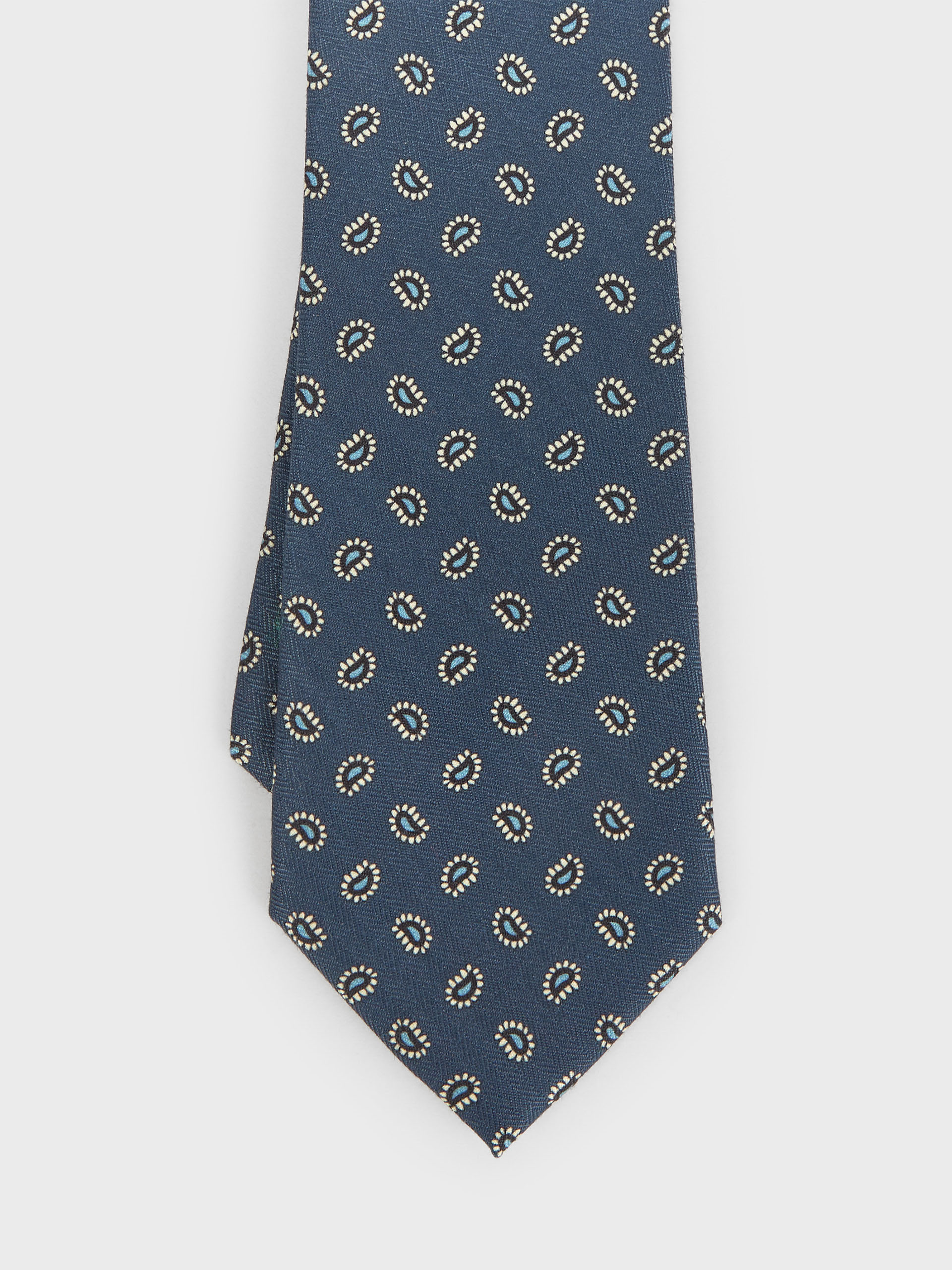 CORBATA PRINTED AZUL MARINO