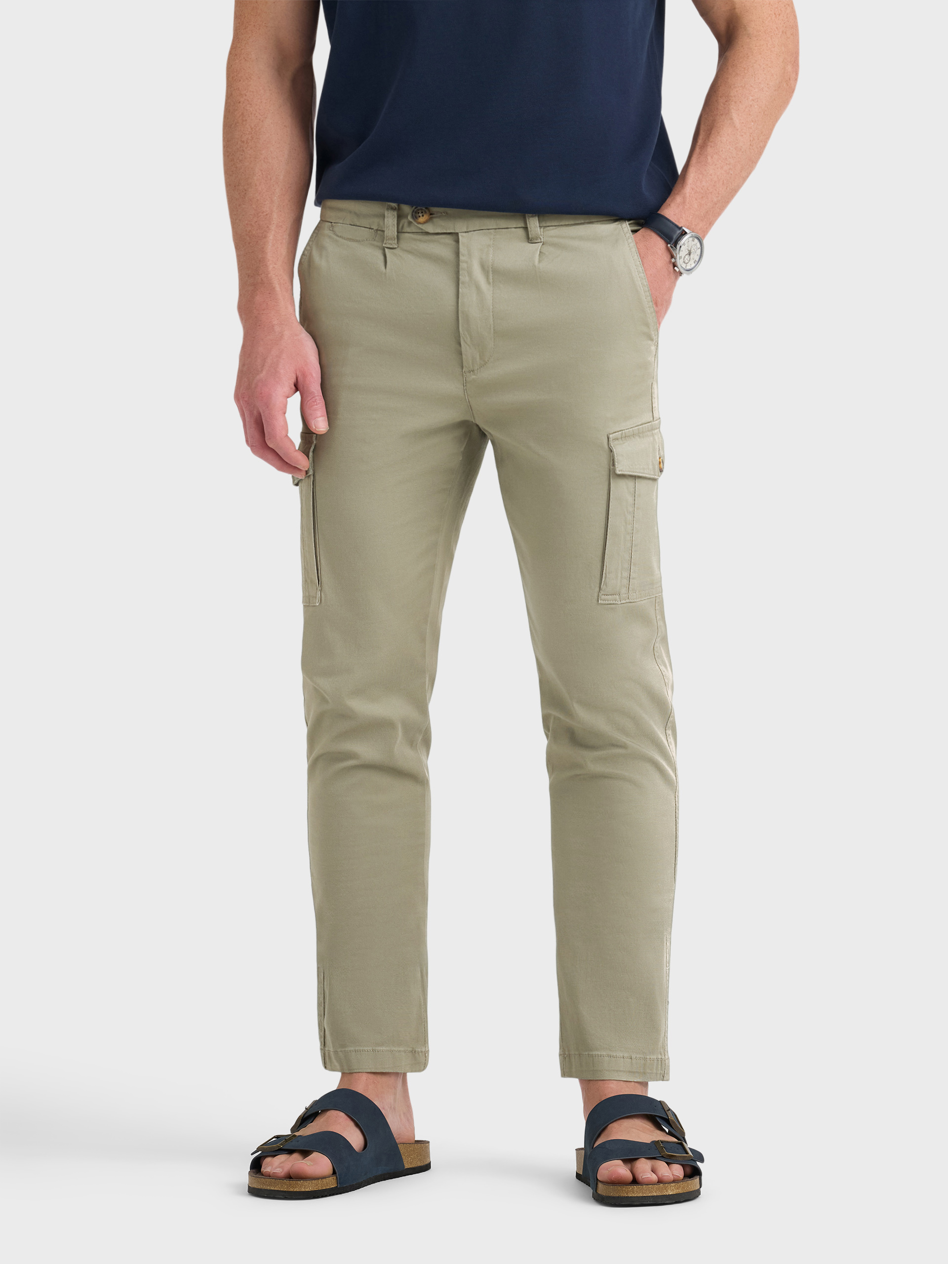 PANTALON CARGO VERDE
