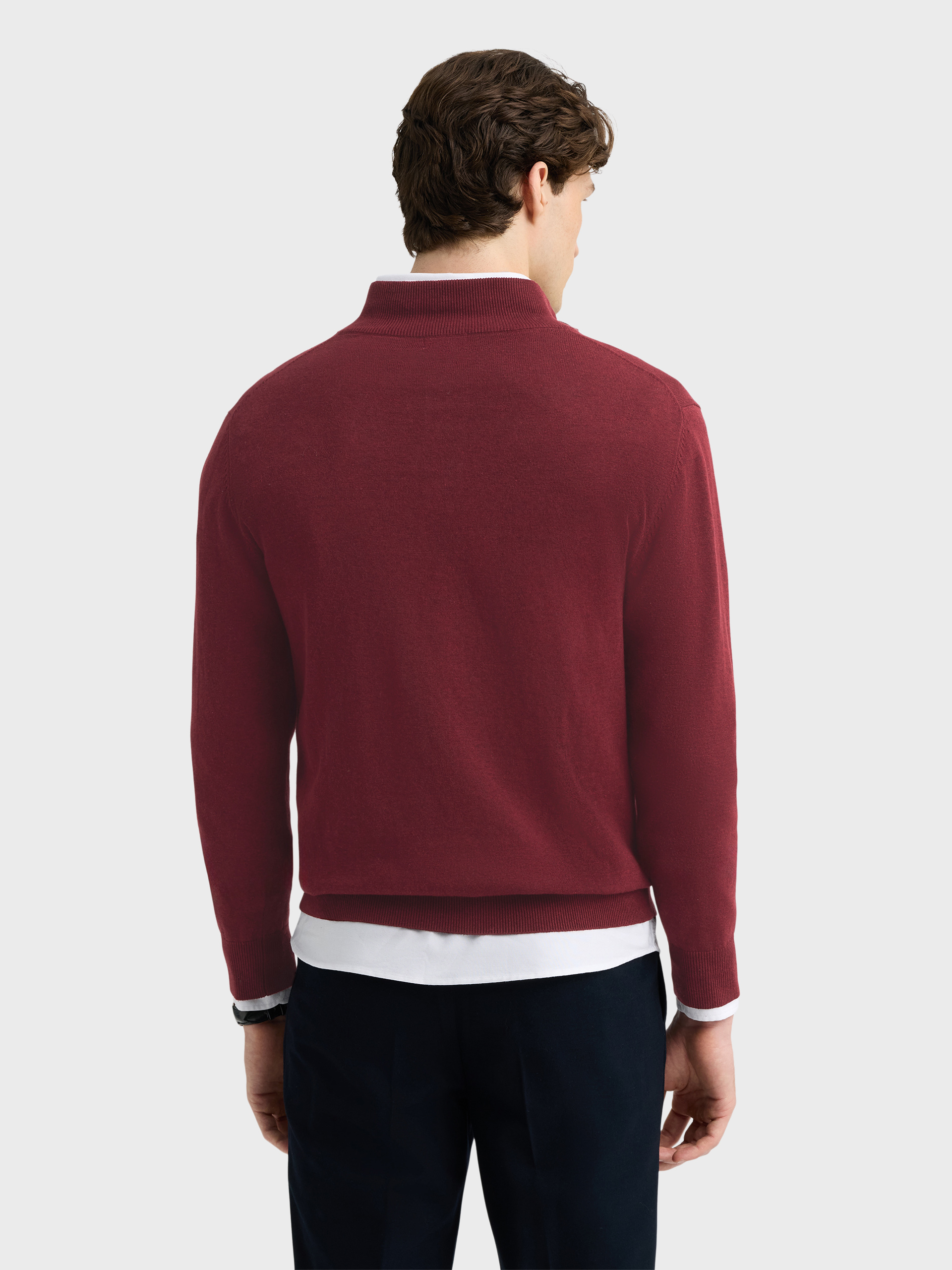 JERSEY BUTTON COLLAR