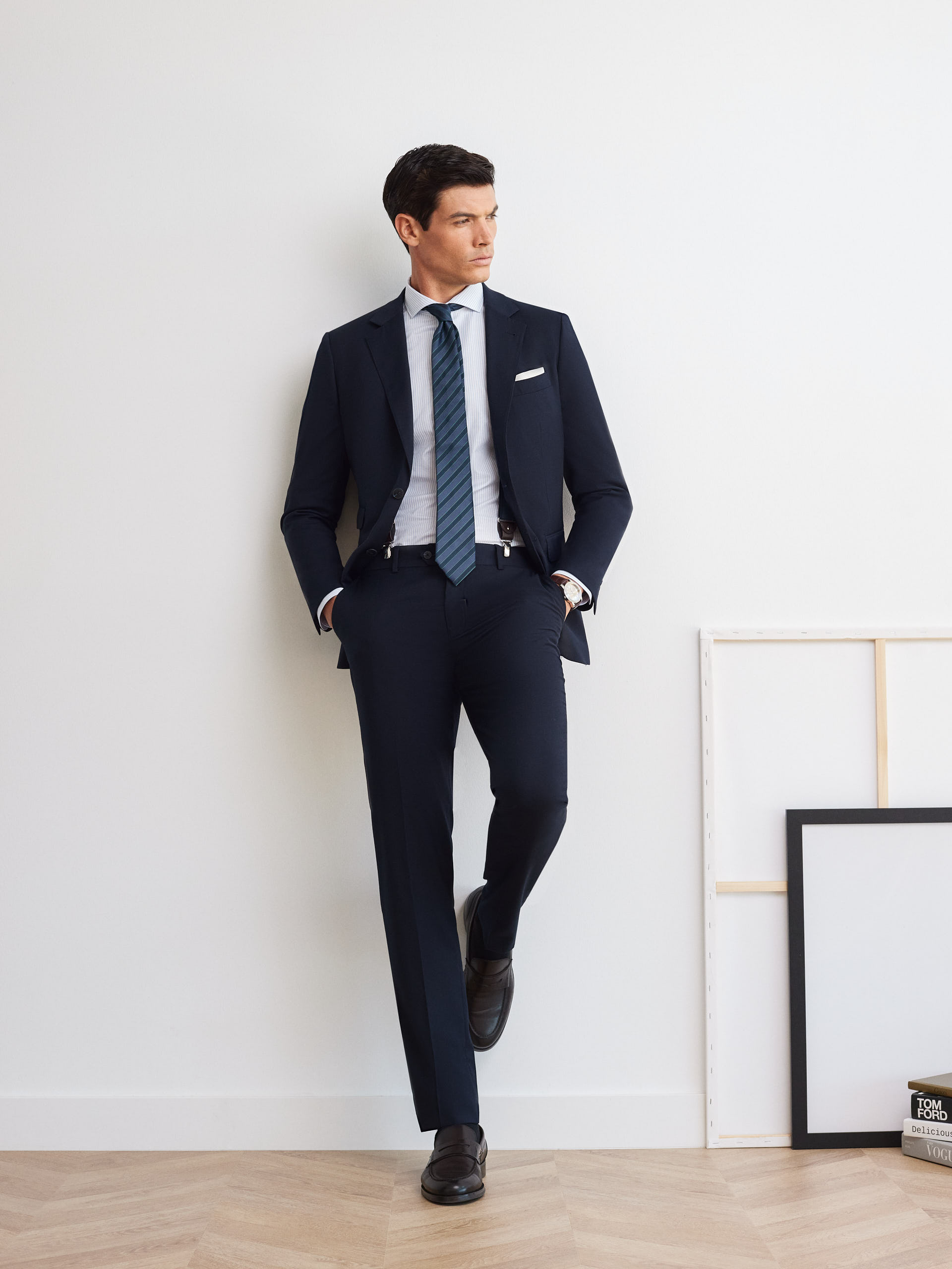 PANTALON TWILL AZUL MARINO