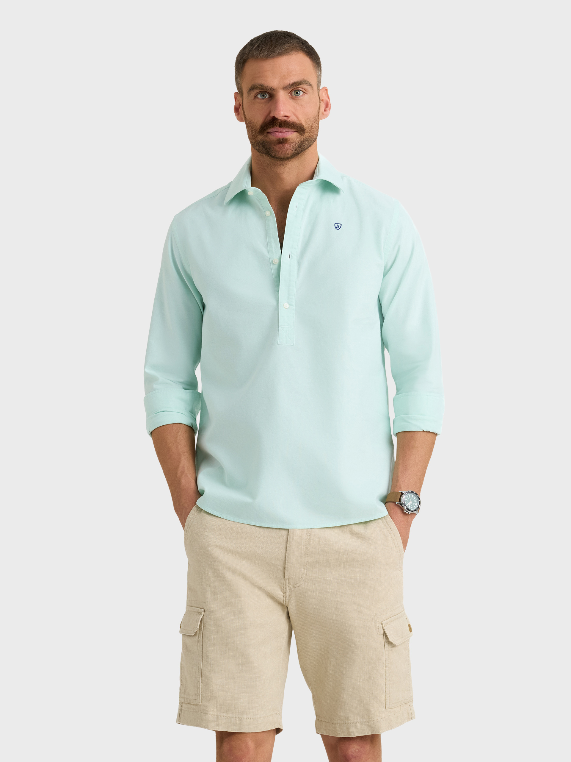 POLERA OXFORD SOLID VERDE