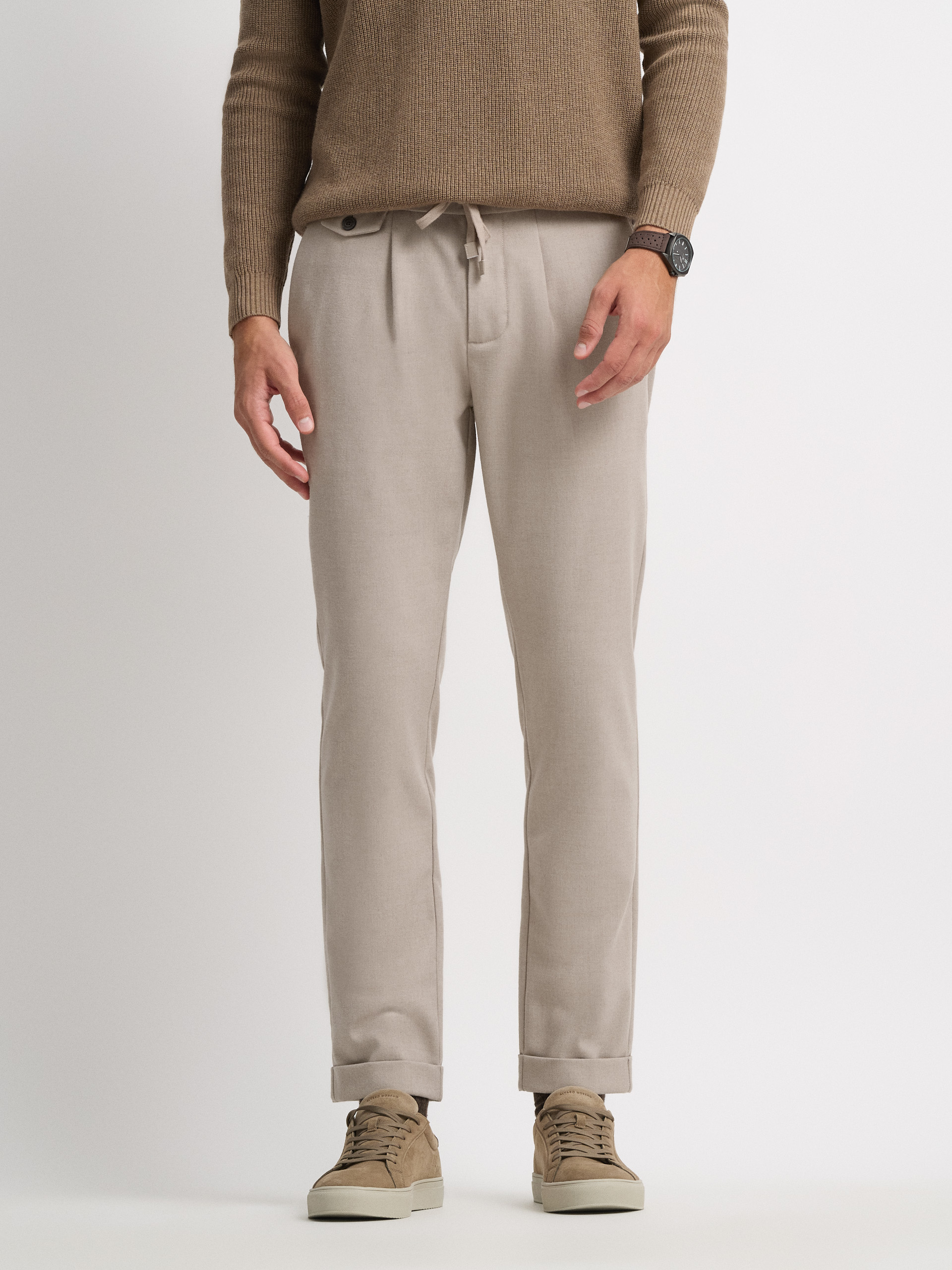 PANTALON FRANELA BEIGE