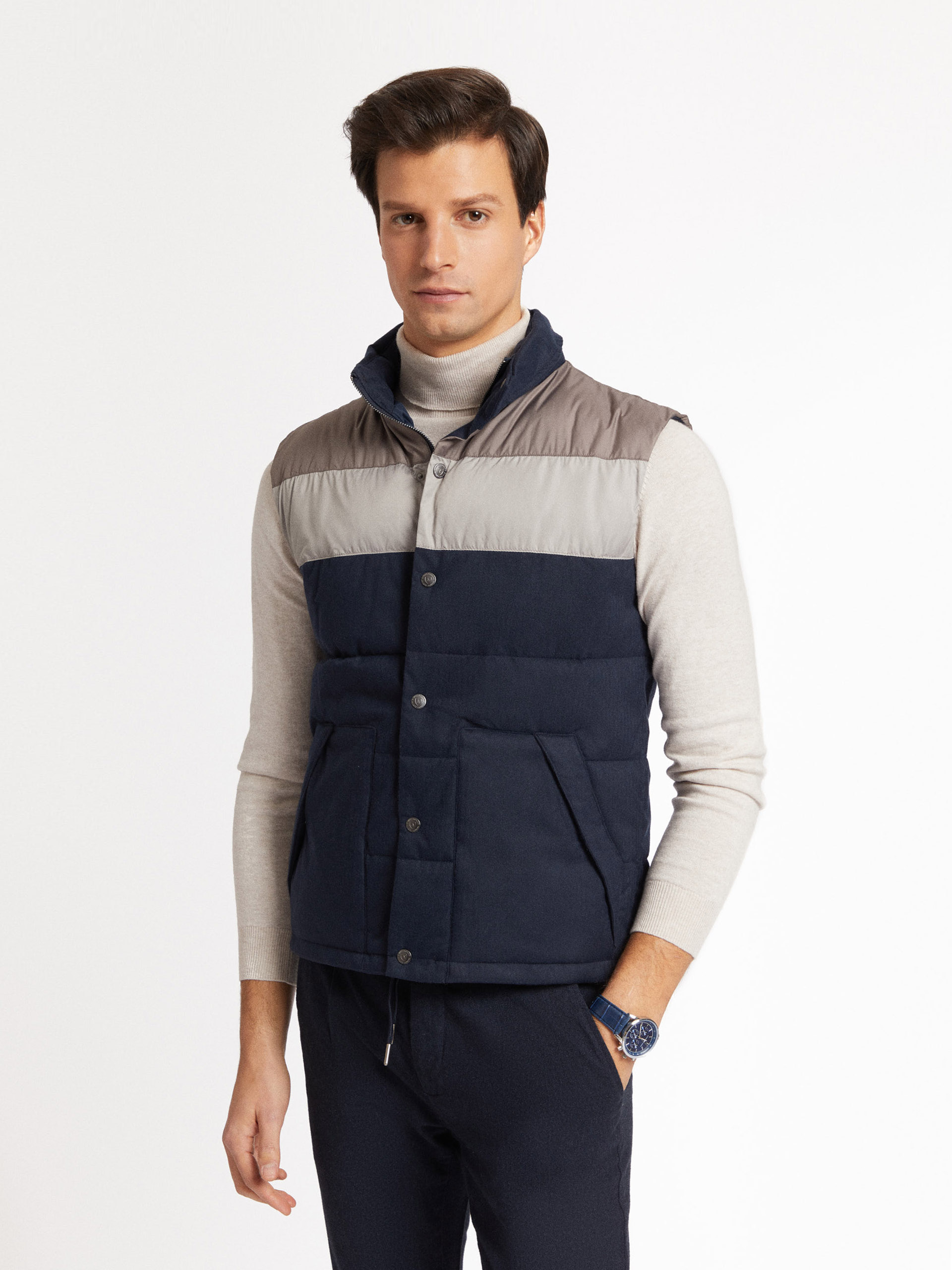 CHALECO WATTS AZUL MARINO