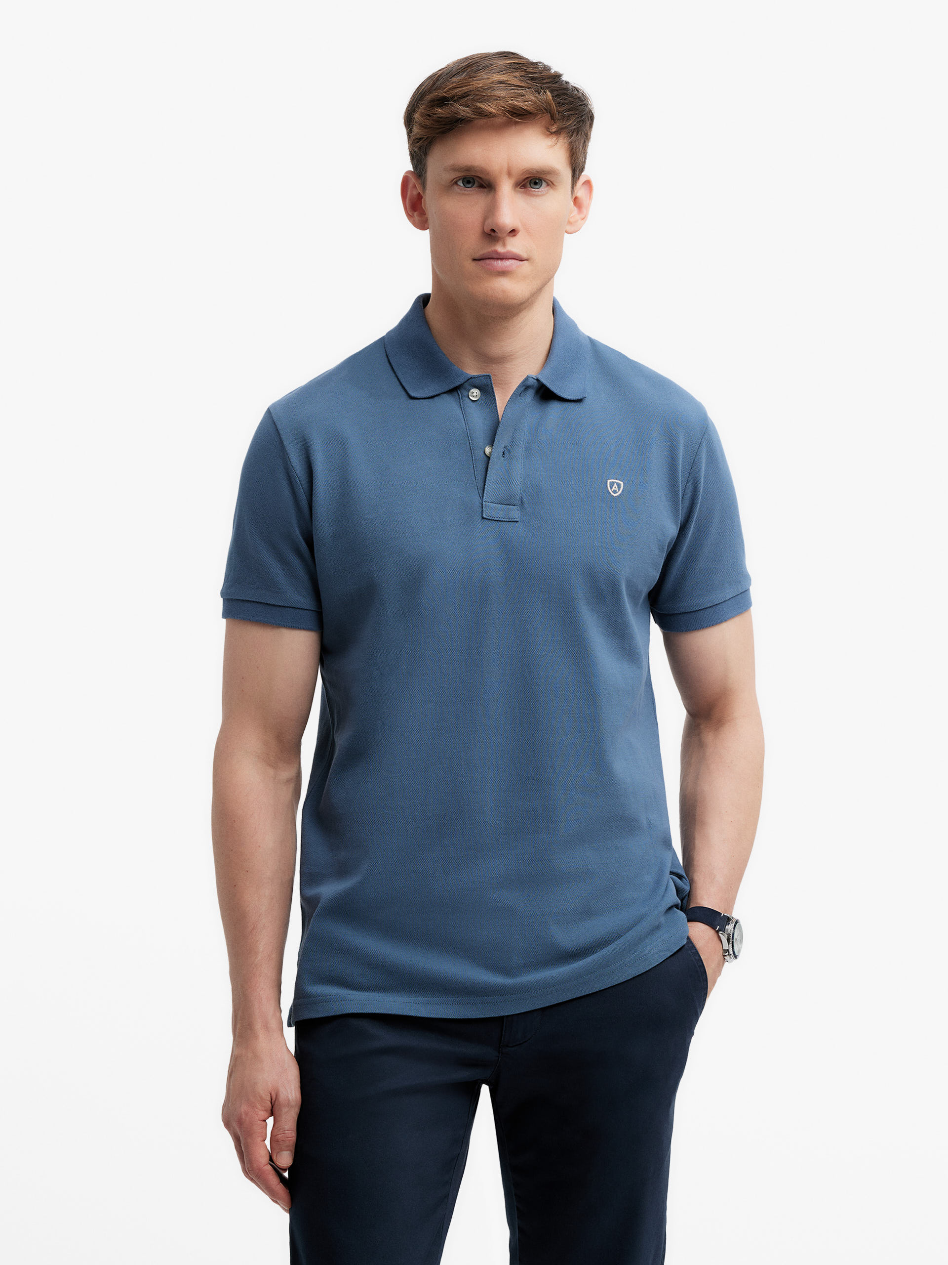 POLO TRENDY AZUL