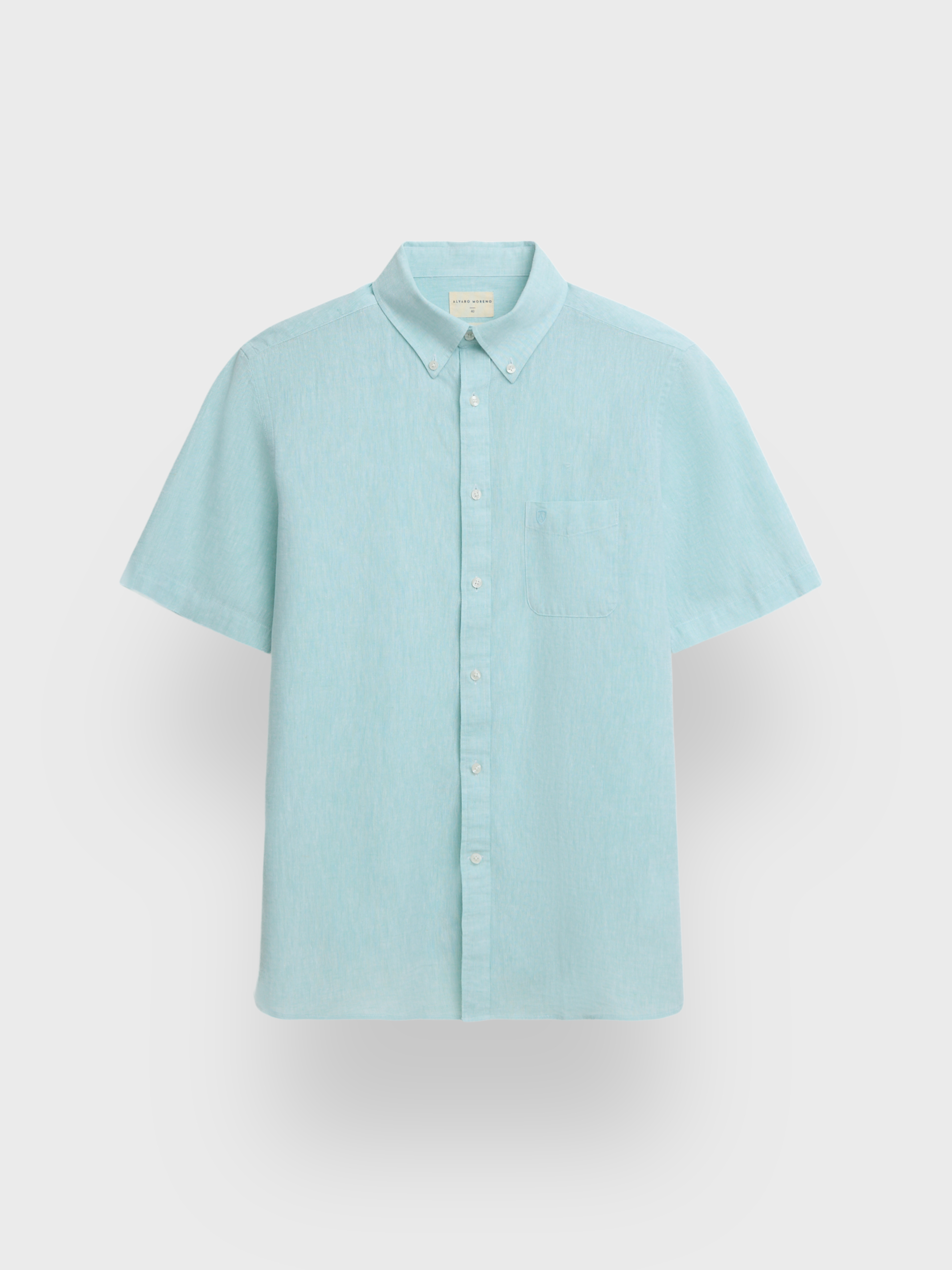 CAMISA LINO M.CORTA