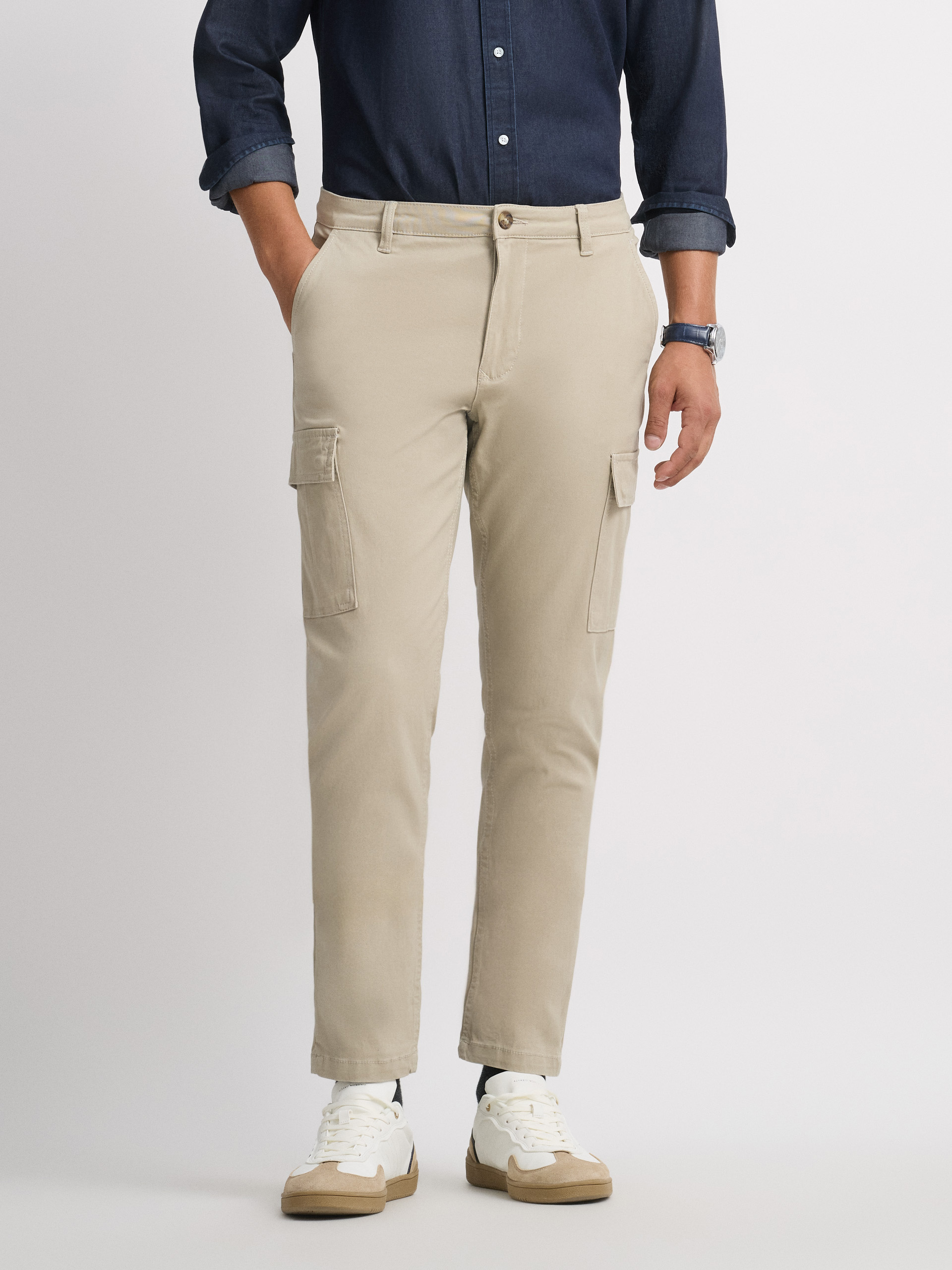 PANTALON CARGO ELVIS BEIGE