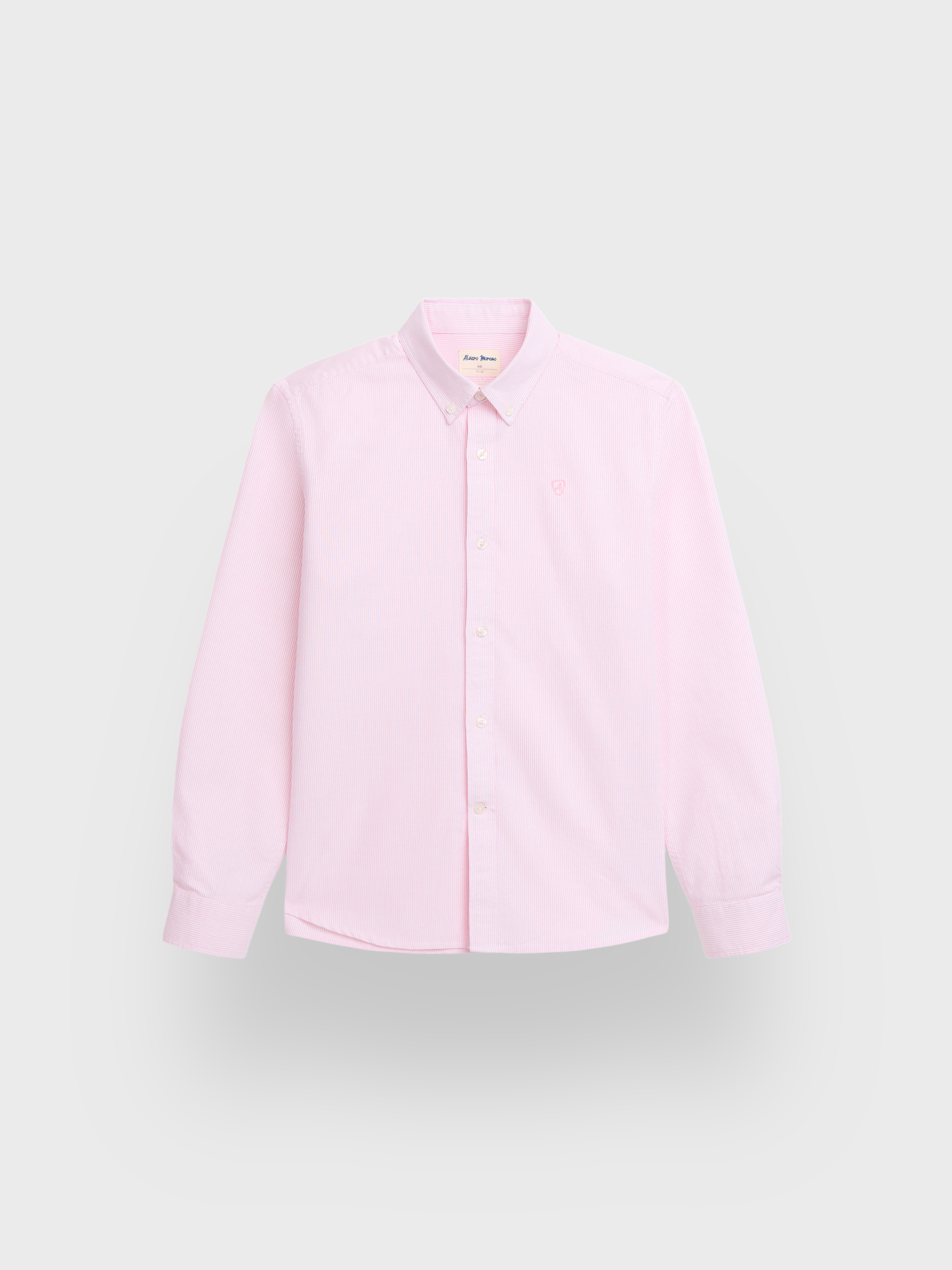 CAMISA OXFORD MIL RAYAS KIDS CORAL
