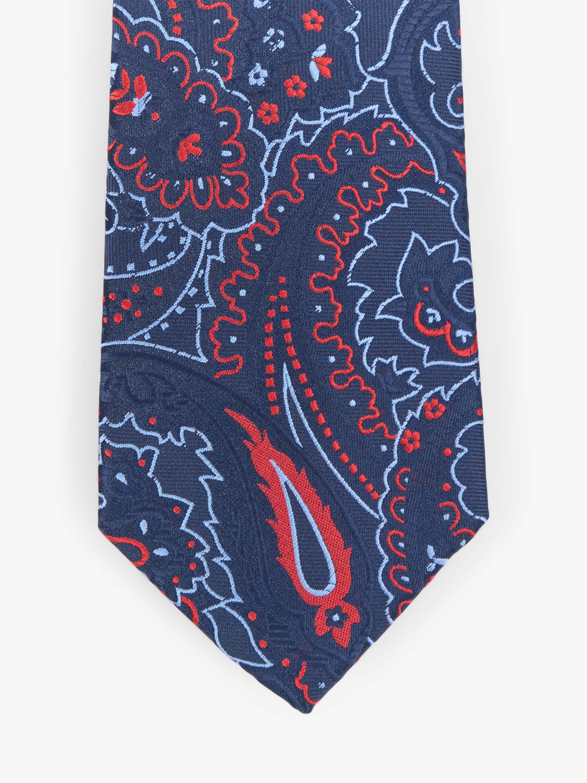 CORBATA JACQUARD MF AZUL MARINO