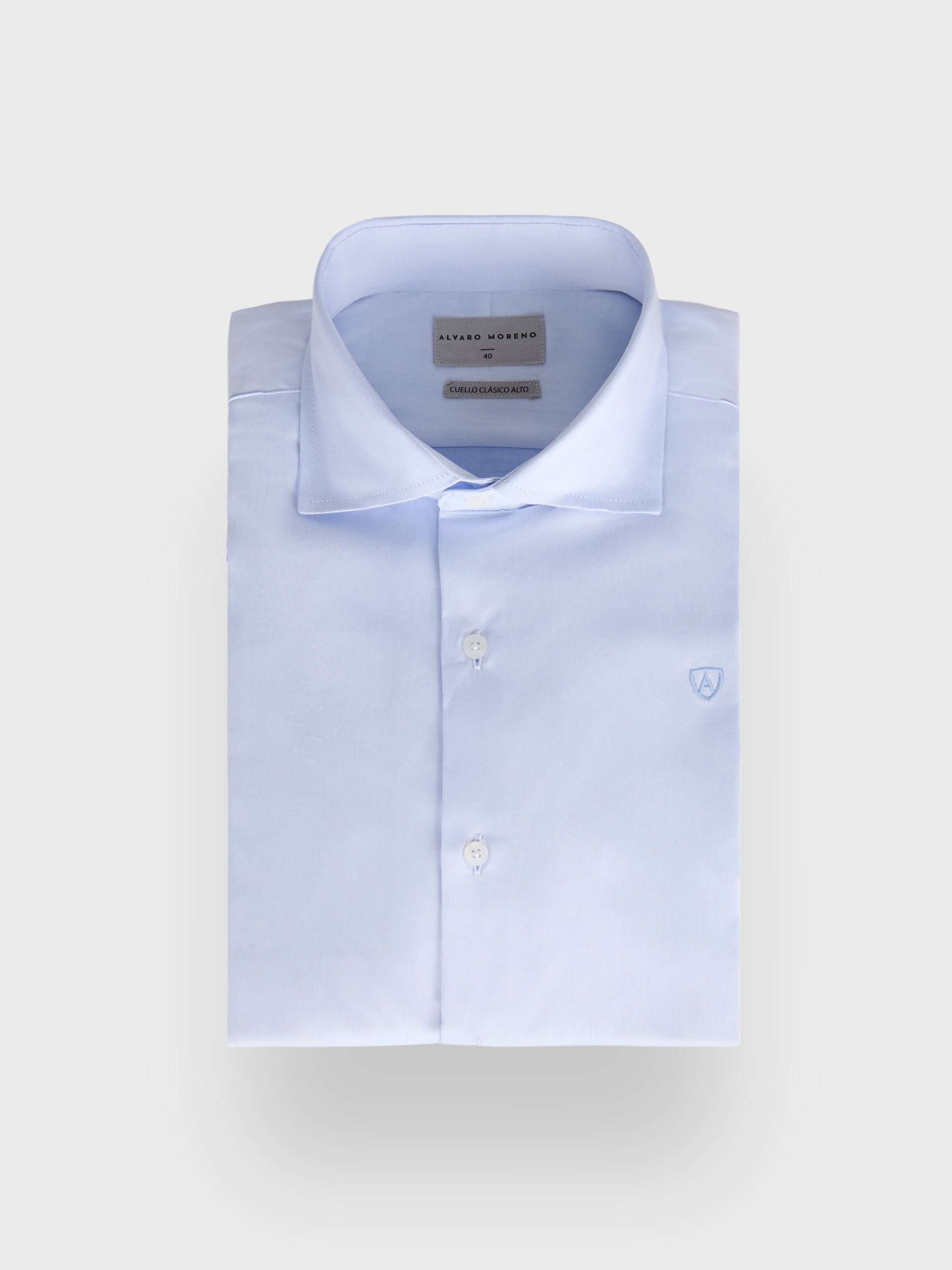 CAMISA ROMA TWILL CELESTE