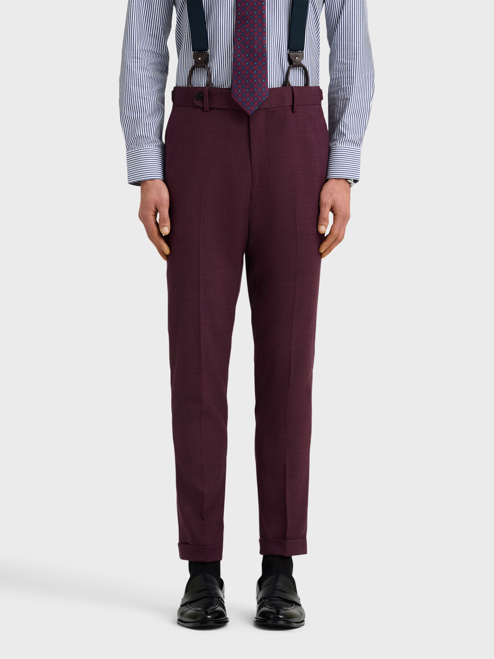 PANTALON NAPOLI ROYAL FIL BURDEOS