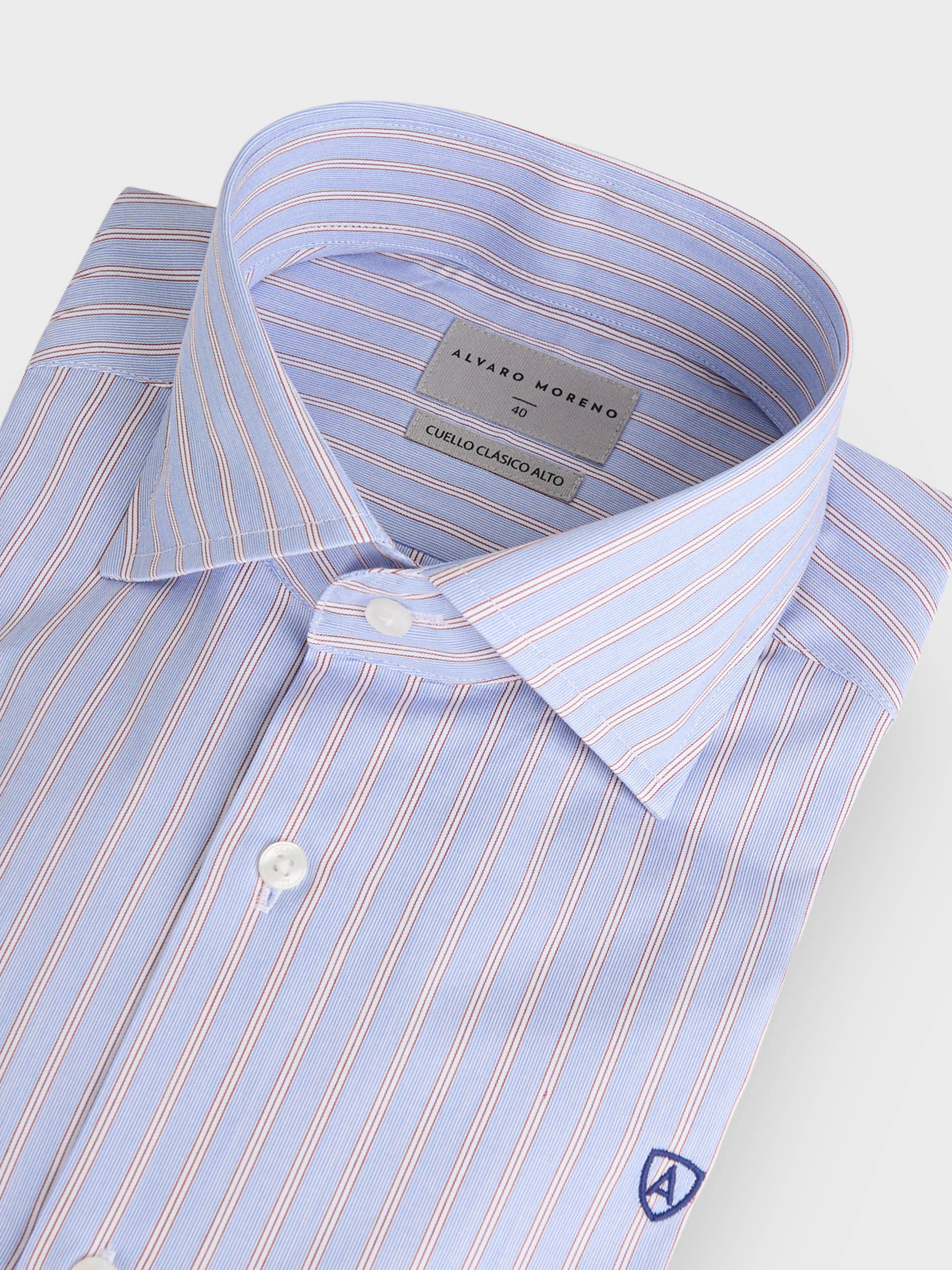 CAMISA ROMA FANCY CELESTE