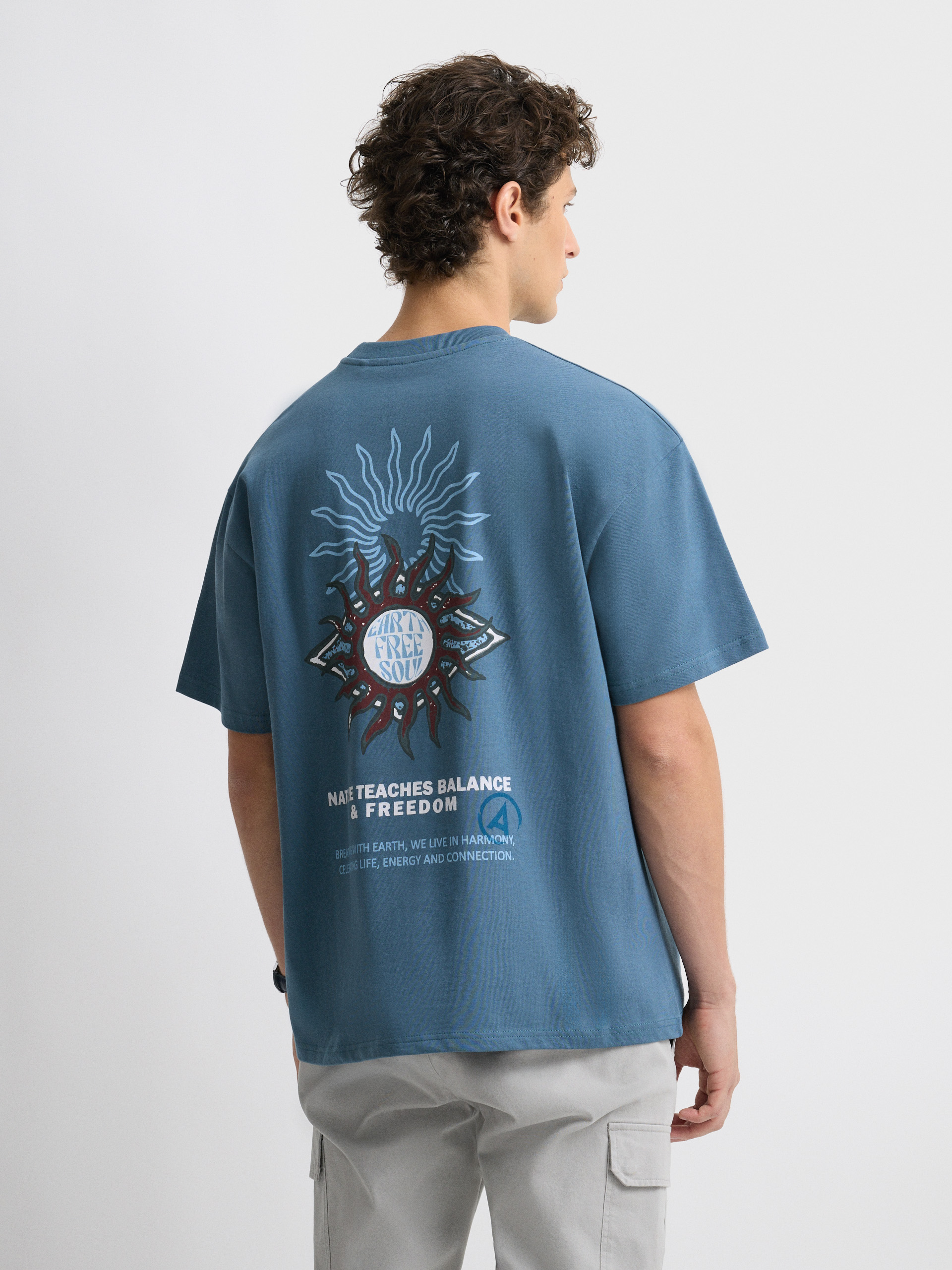 CAMISETA NATURE AZUL