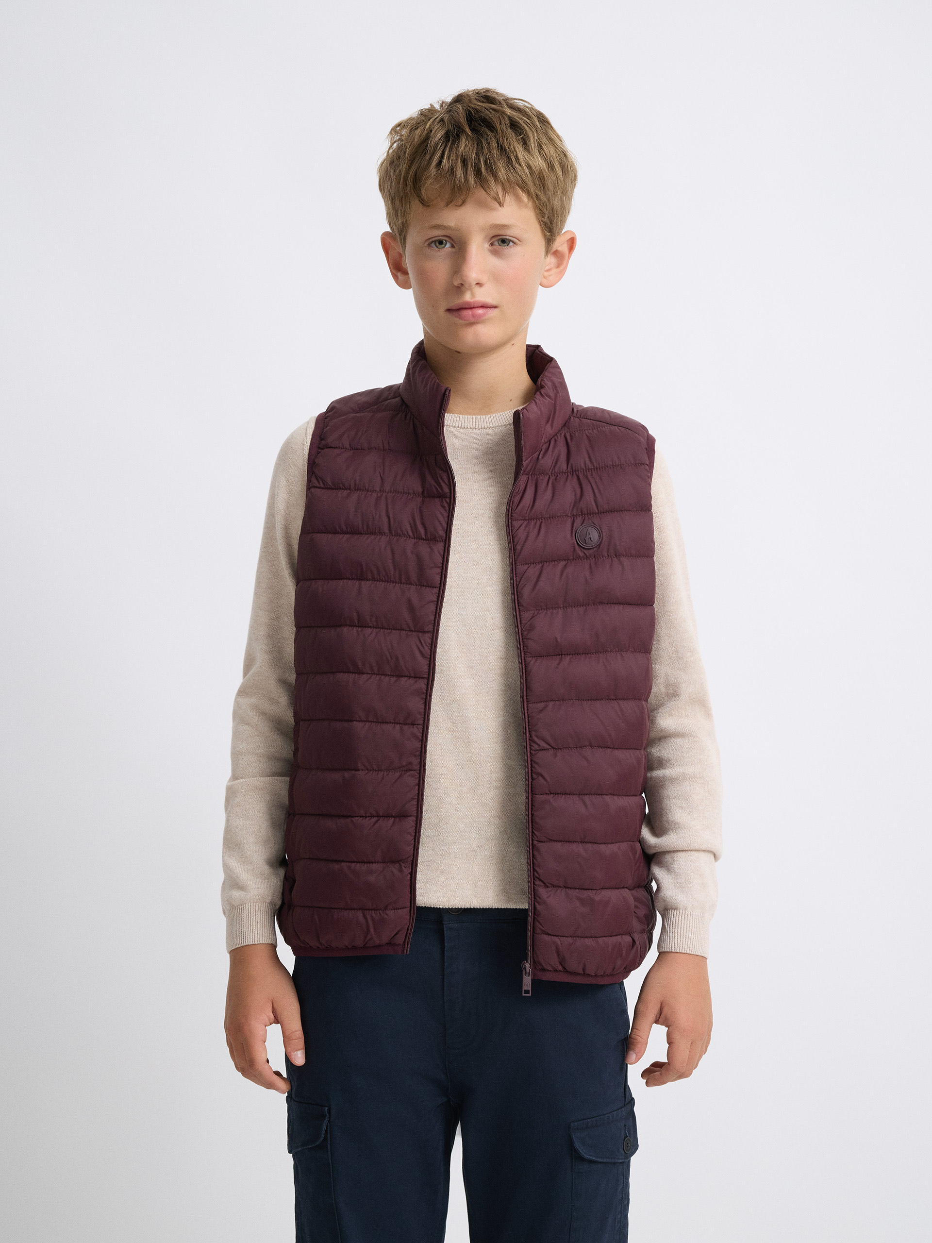 CHALECO NIRO KIDS BURDEOS