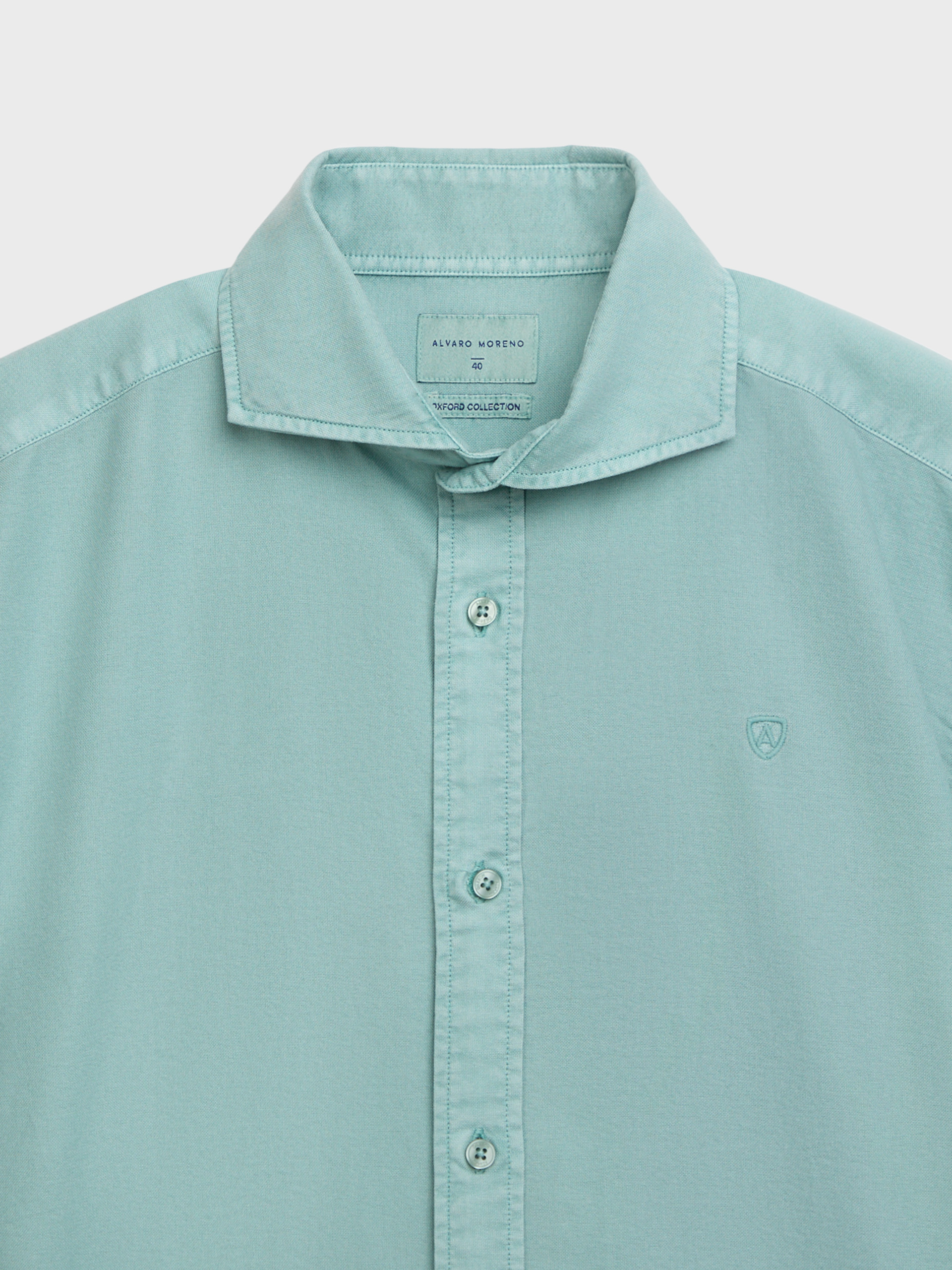 CAMISA OXFORD DYE TIE COLLAR