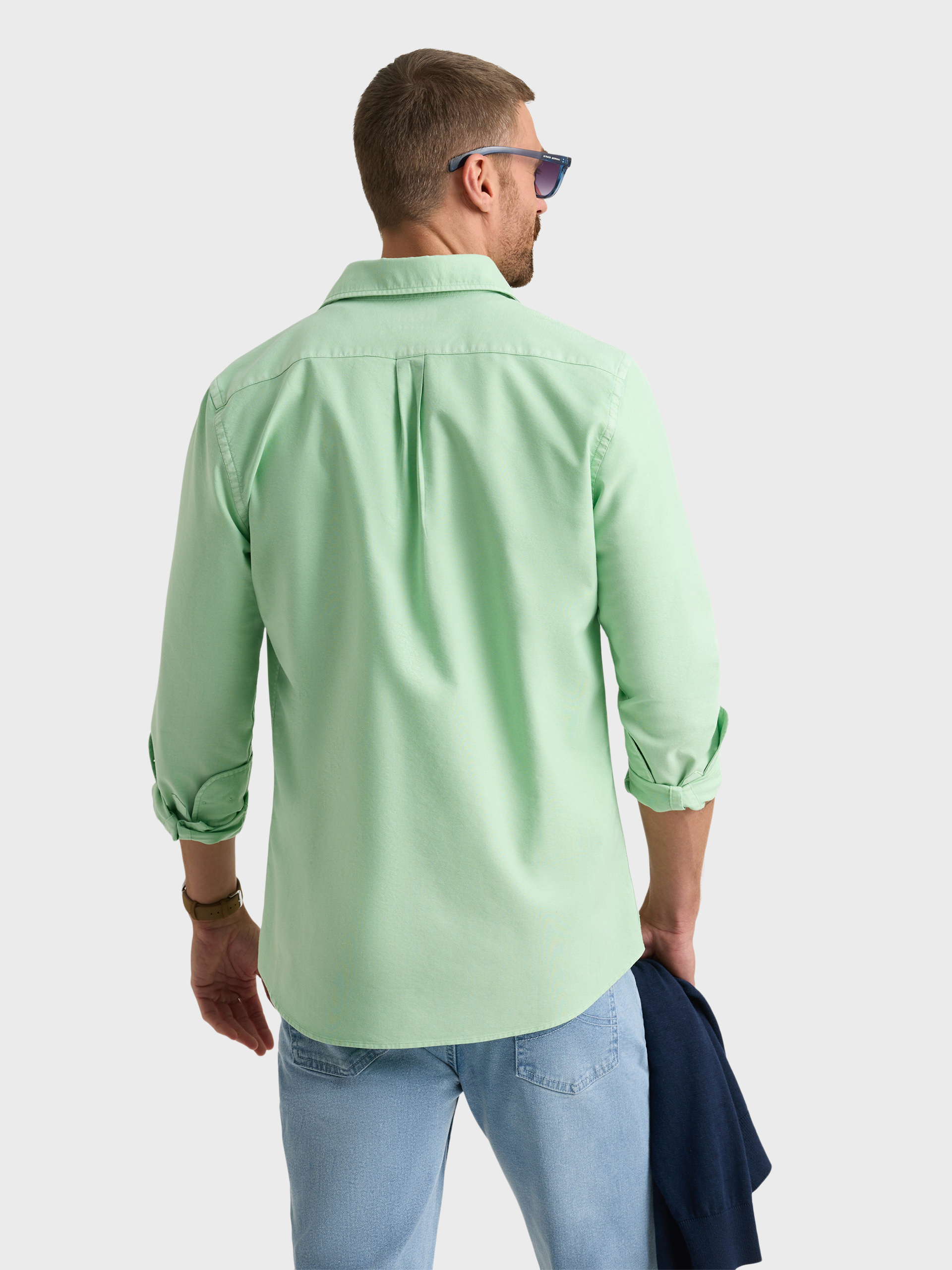 CAMISA OXFORD DYE TIE COLLAR