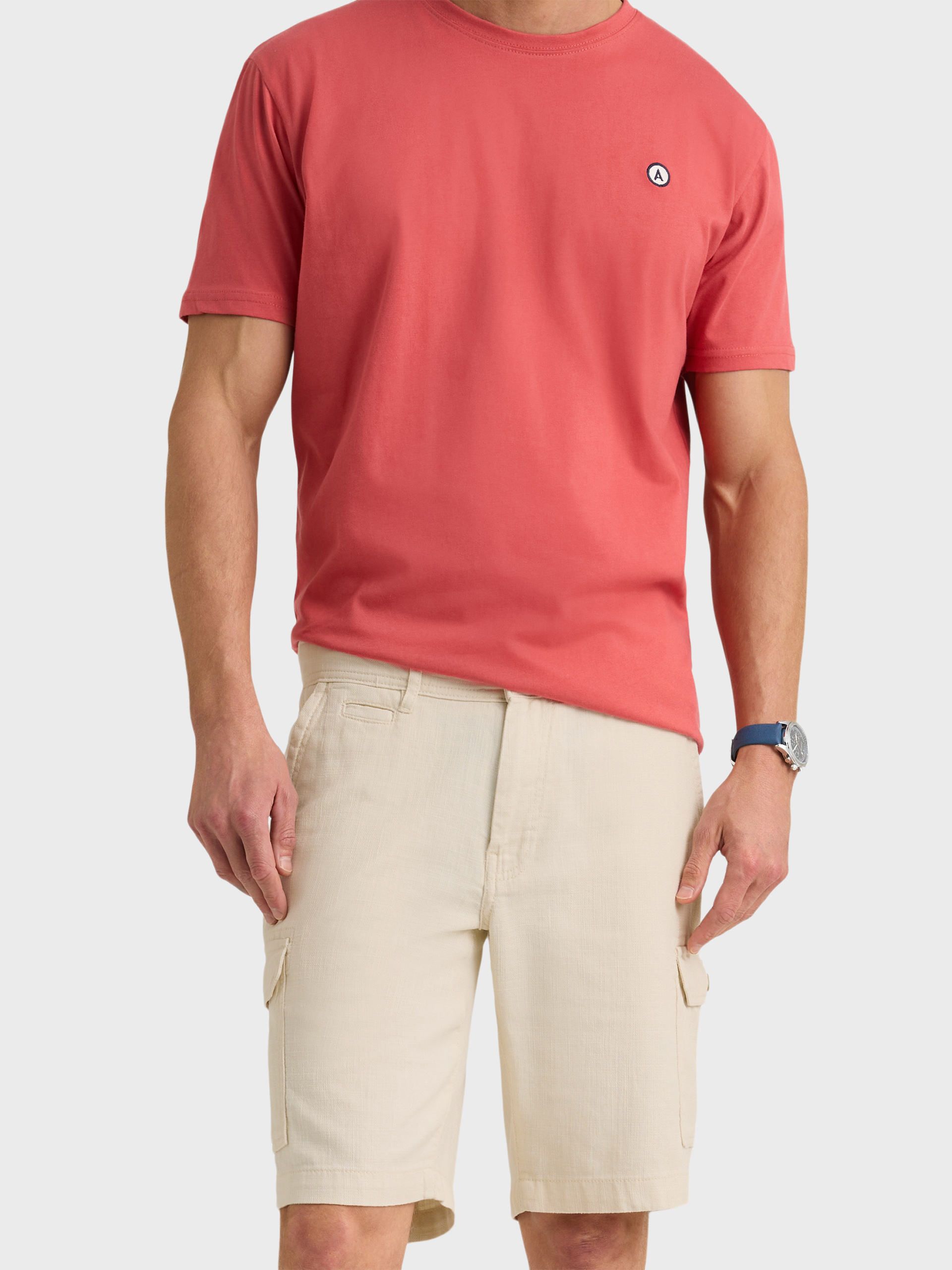 BERMUDA TINTADA CARGO BEIGE