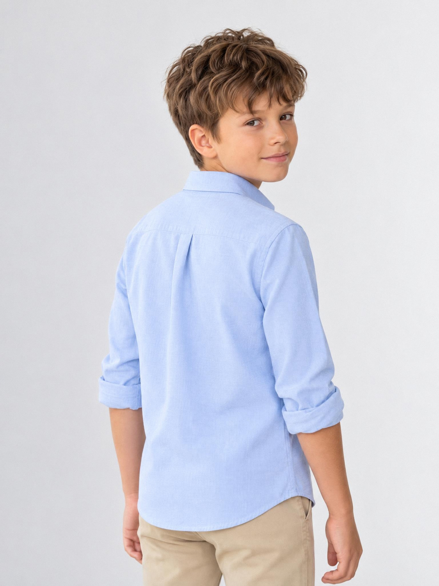 CAMISA OXFORD SOLID KIDS