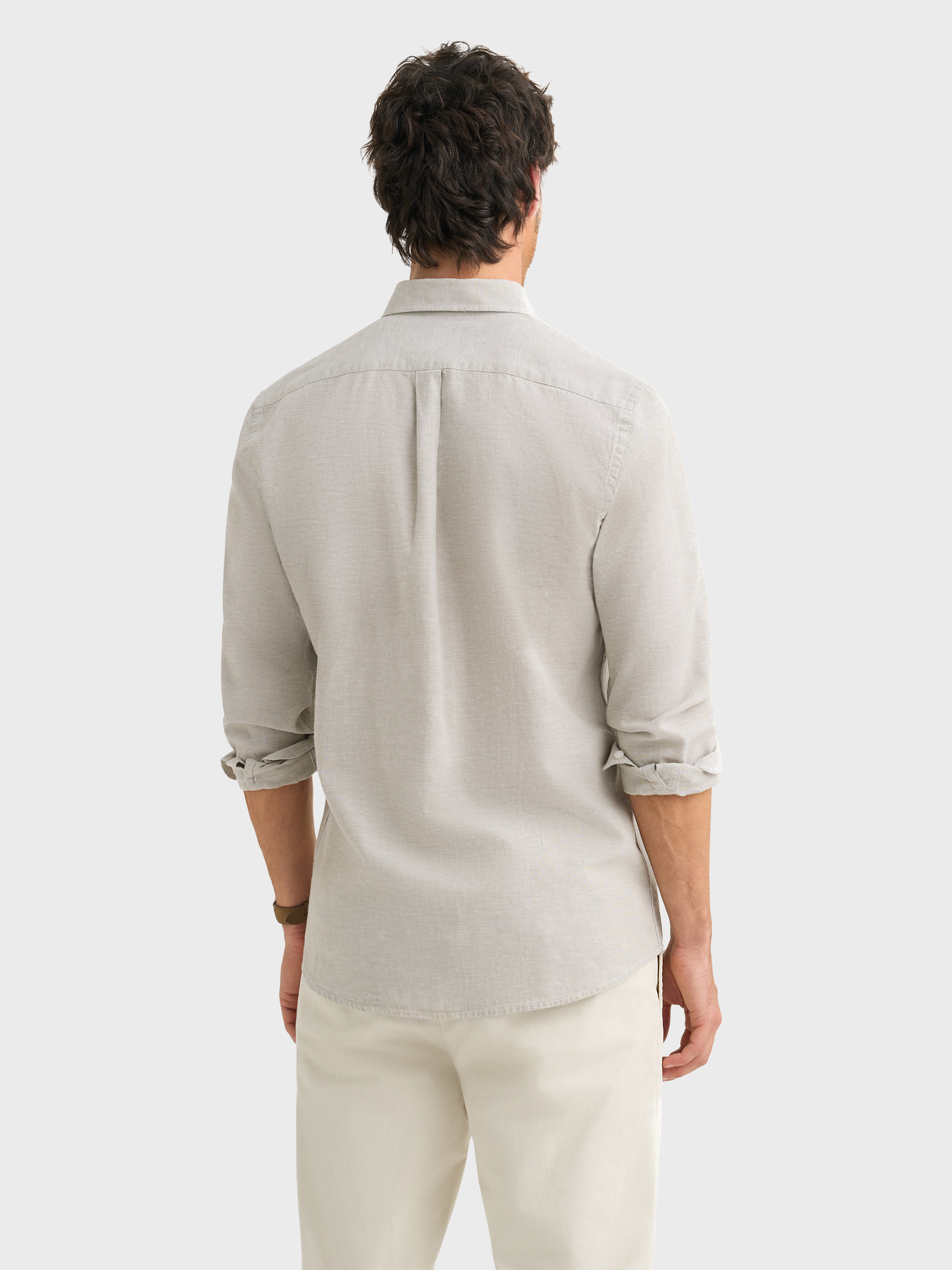 CAMISA LINO C.BOTON