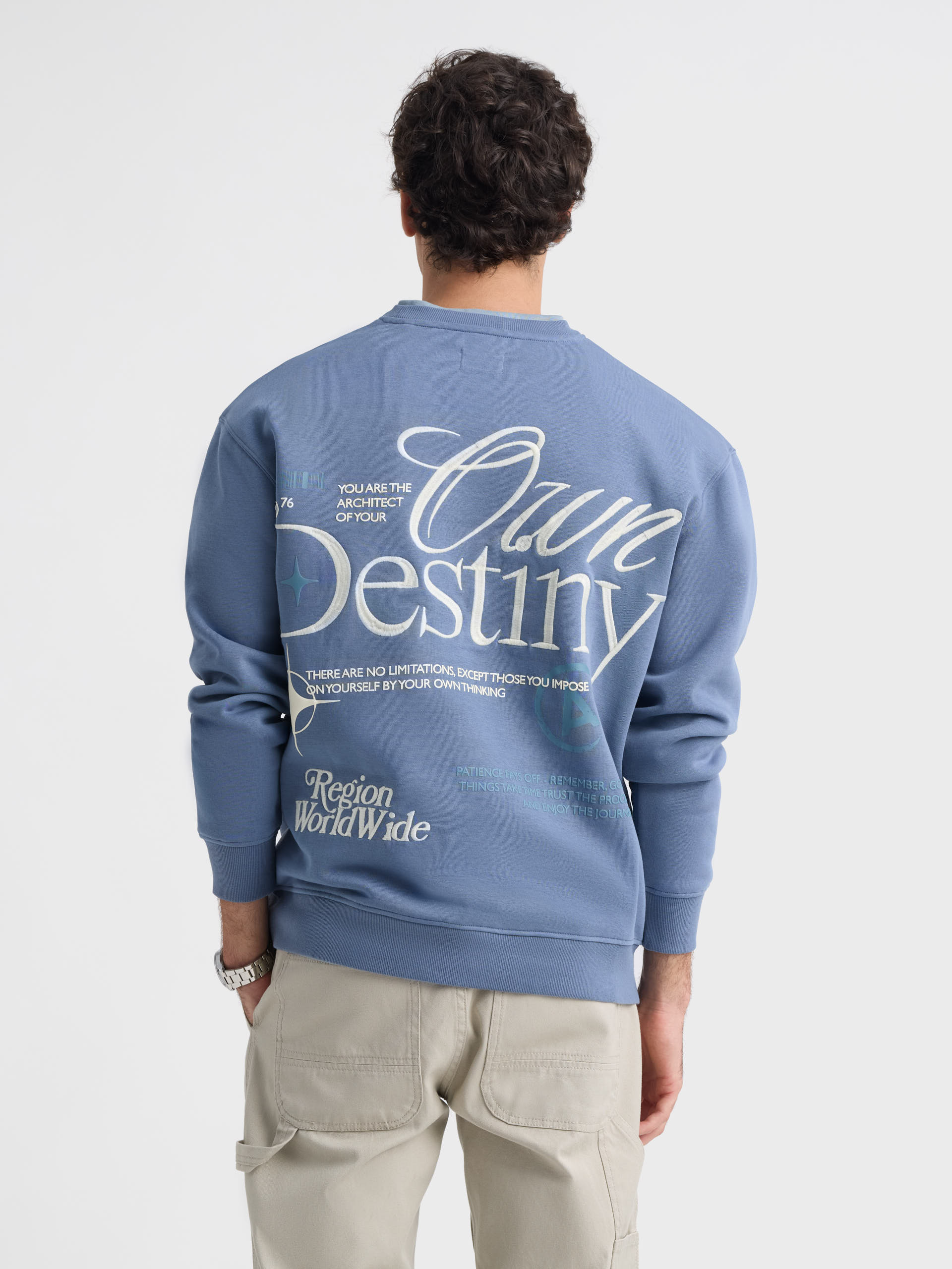 SUDADERA DESTINY AZUL