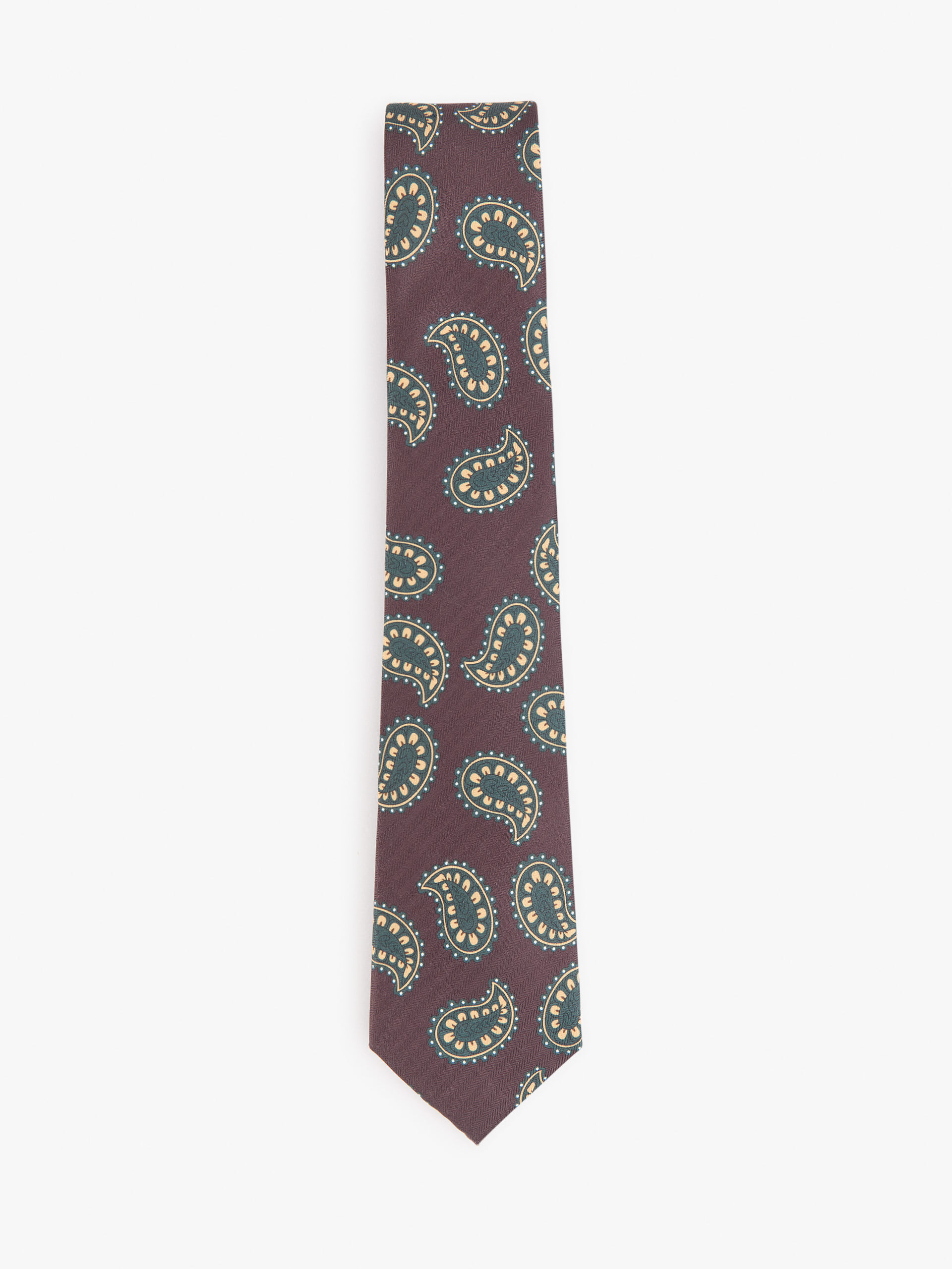 CORBATA PRINTED BURDEOS
