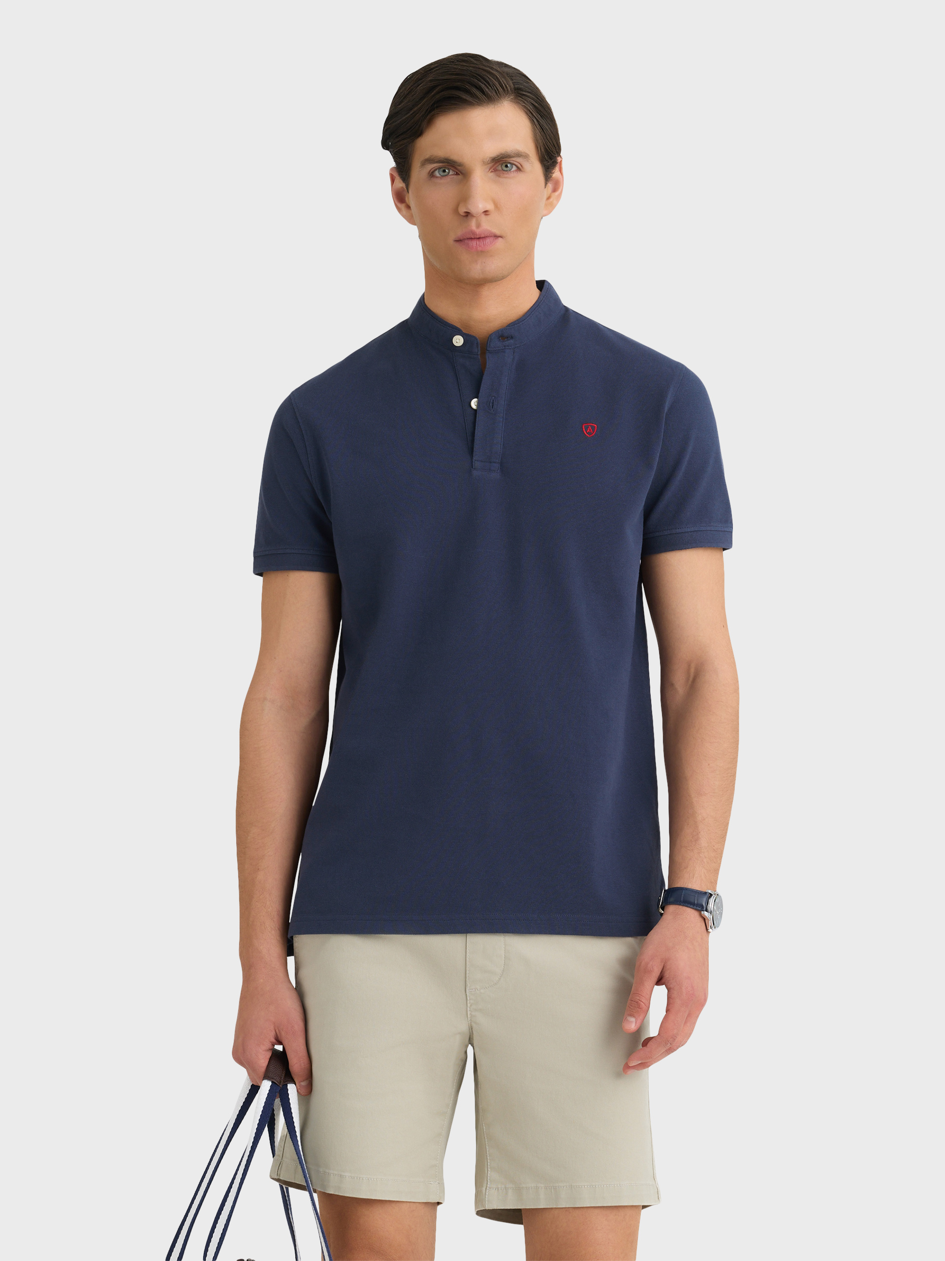 POLO MAO TRENDY AZUL MARINO