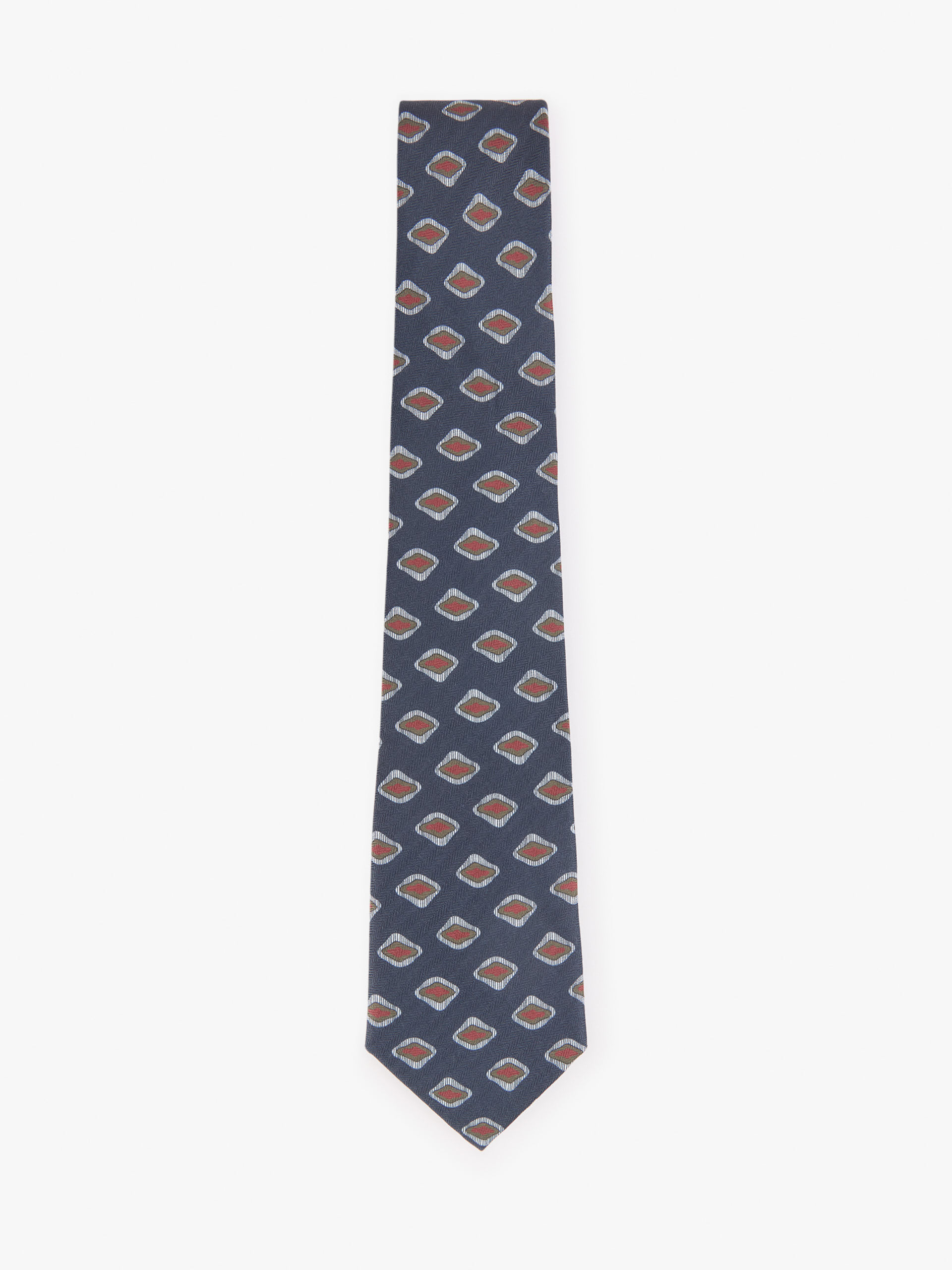 CORBATA PRINTED AZUL MARINO
