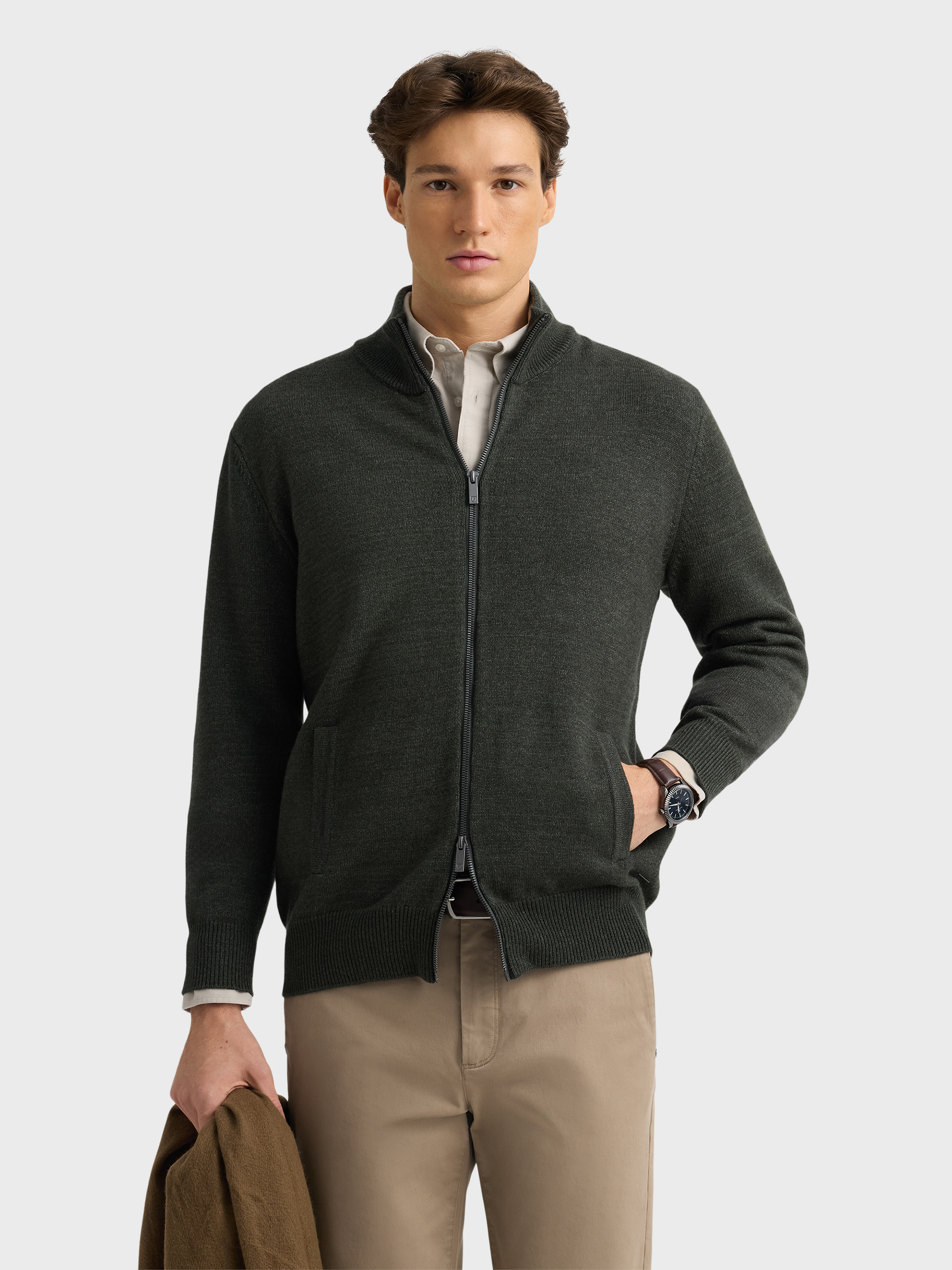 CARDIGAN CORDEN VERDE