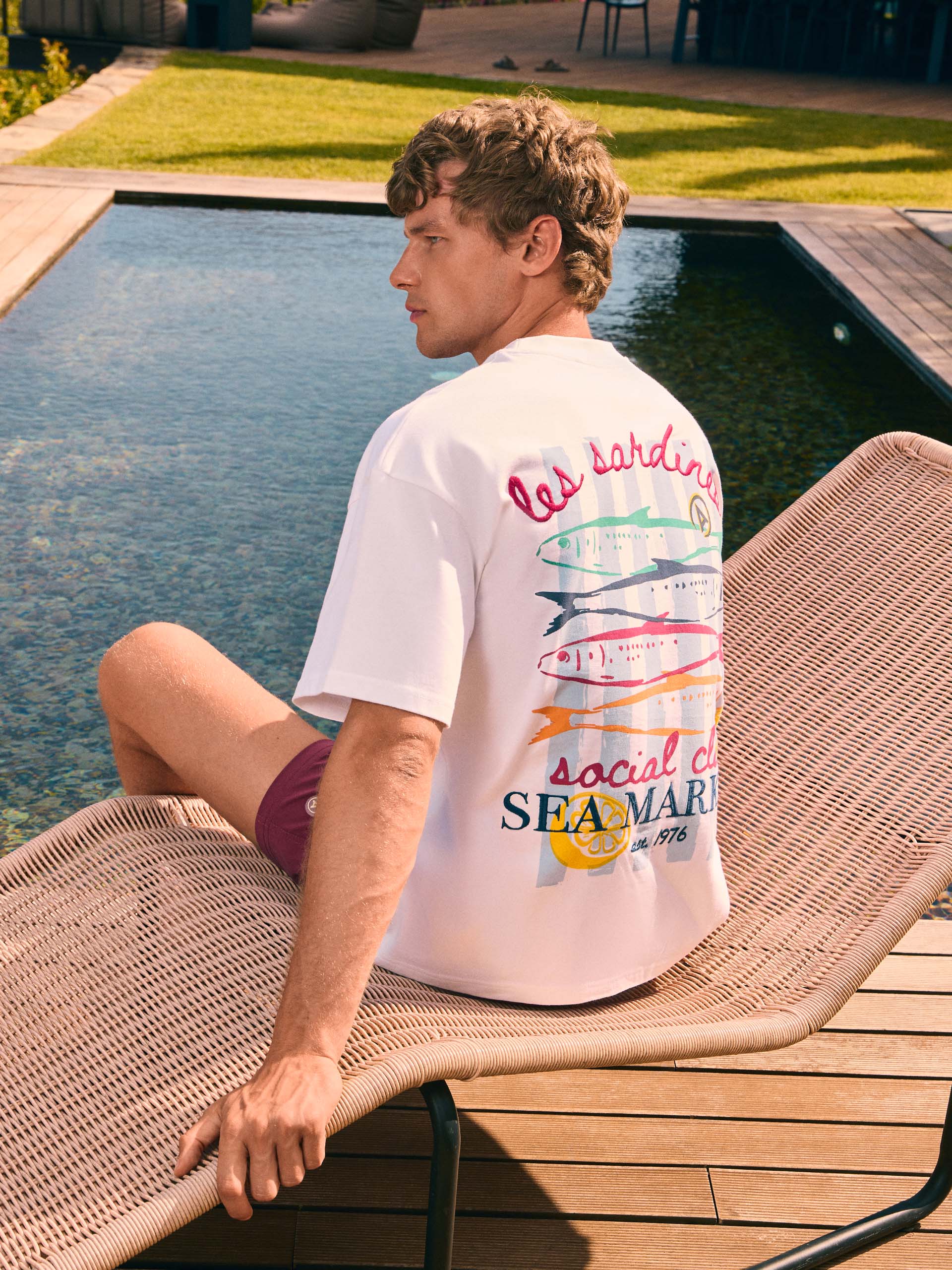 CAMISETA SARDINES BLANCO