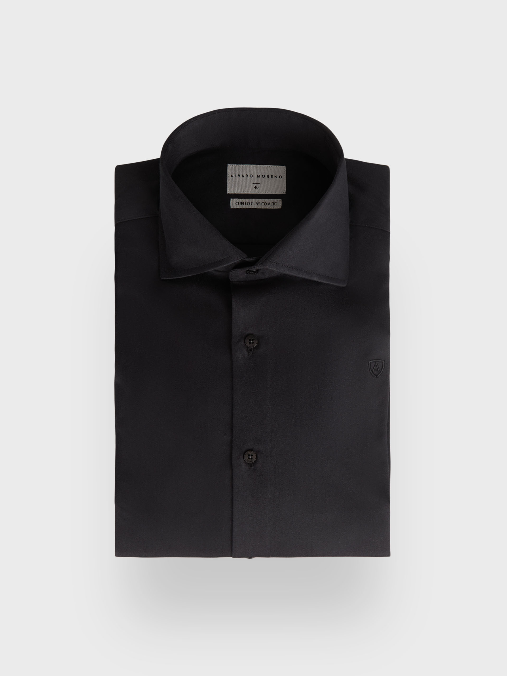 CAMISA ROMA TWILL NEGRO